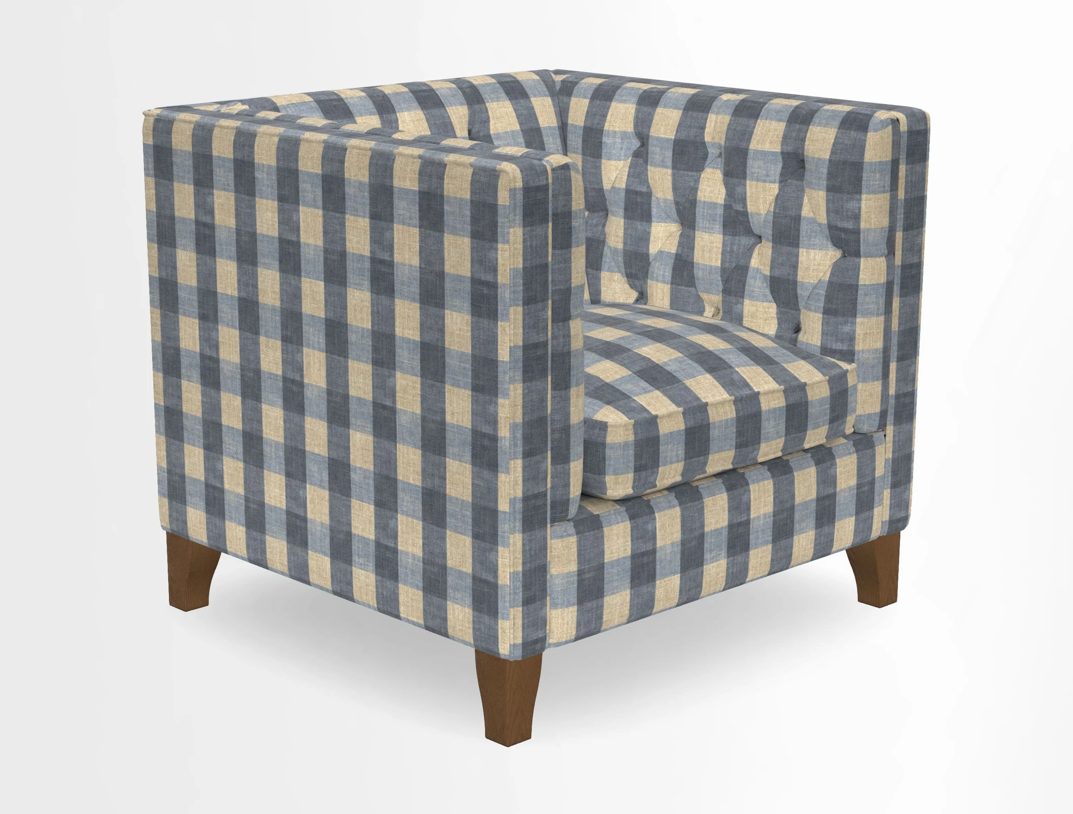 Haresfield Chair in Two Tone Plain Biscuit