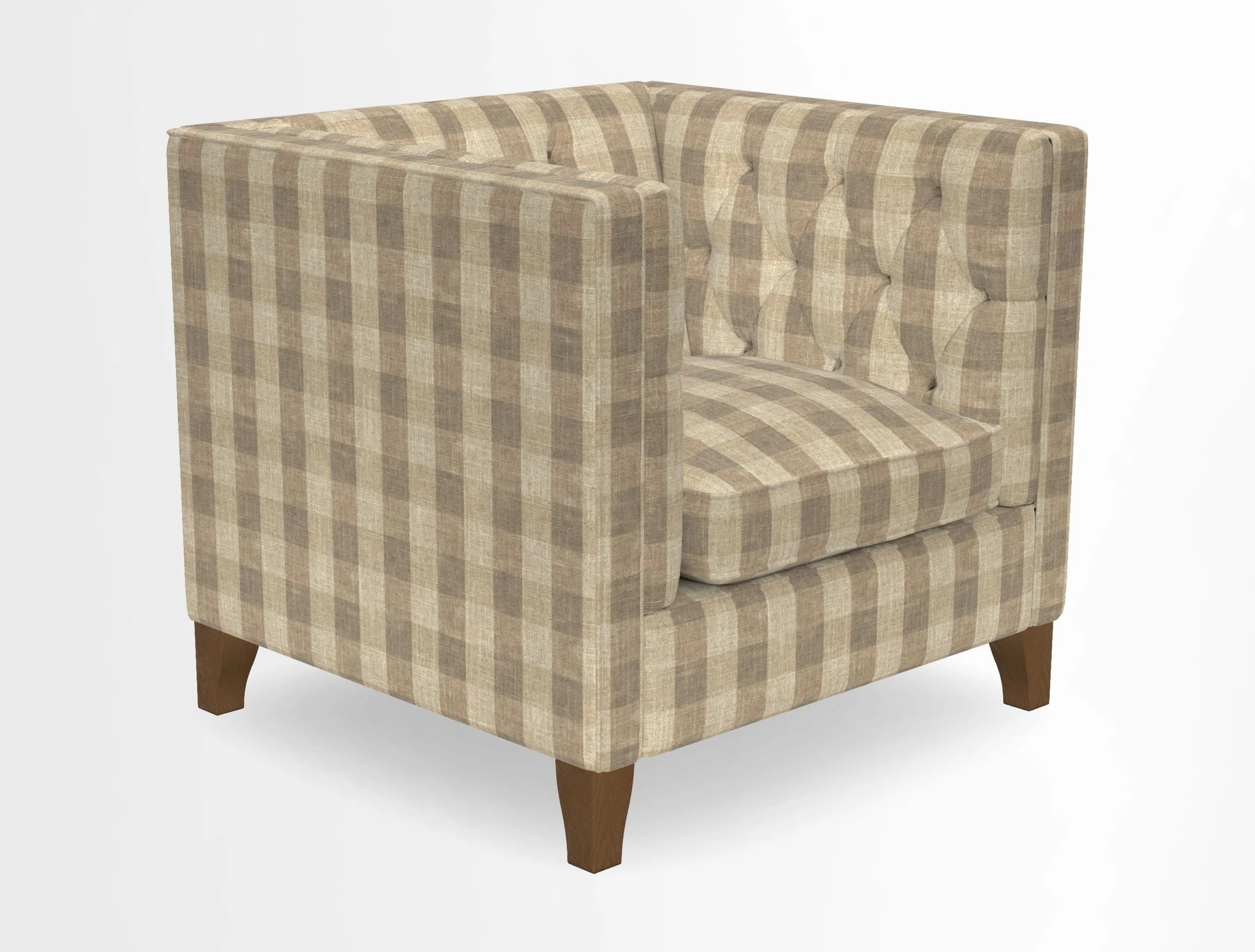 Haresfield Chair in Two Tone Plain Biscuit