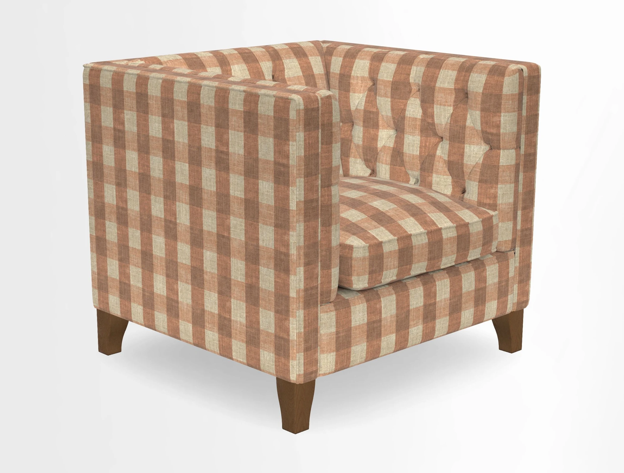 Haresfield Chair in Two Tone Plain Biscuit