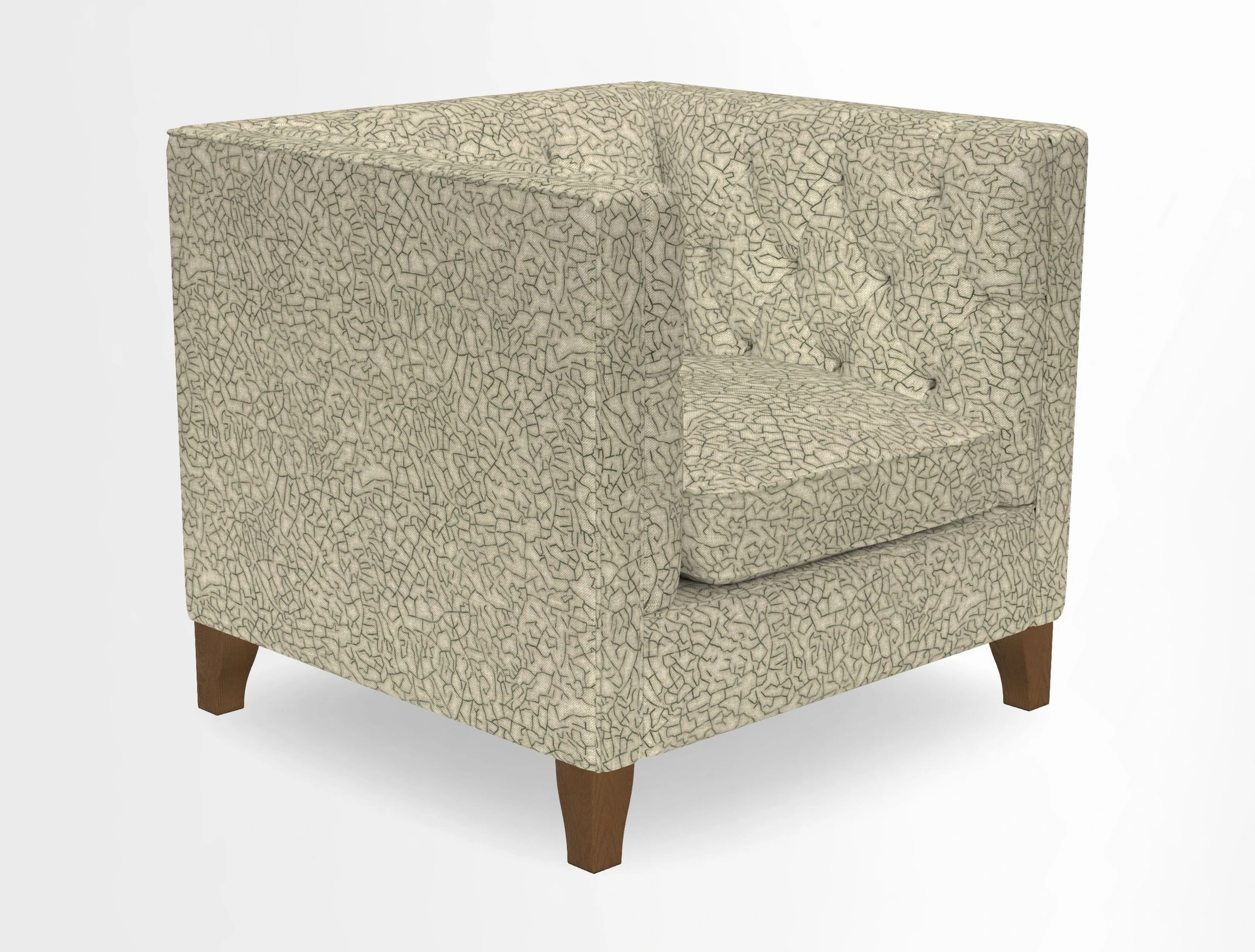 Haresfield Chair in Two Tone Plain Biscuit