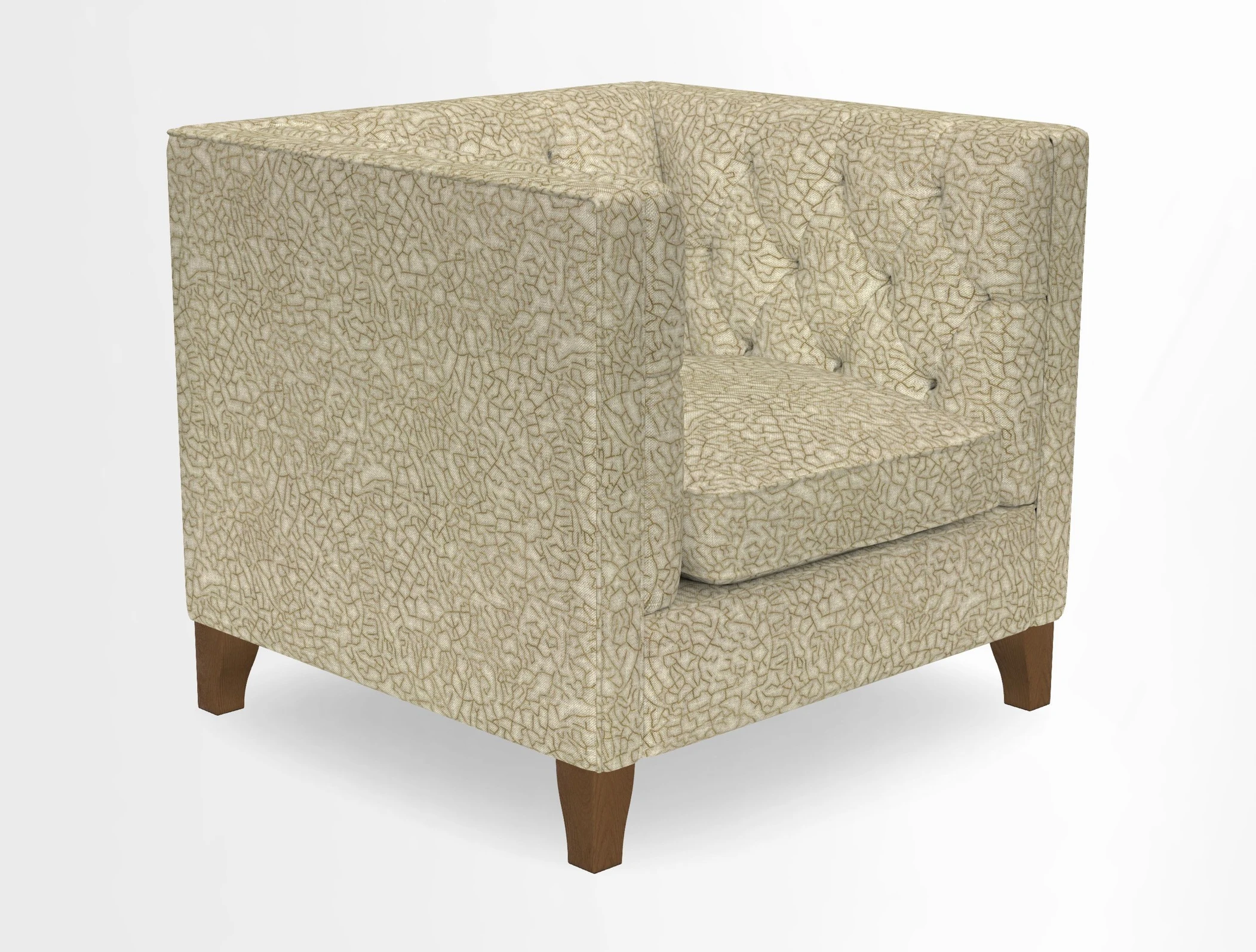 Haresfield Chair in Two Tone Plain Biscuit