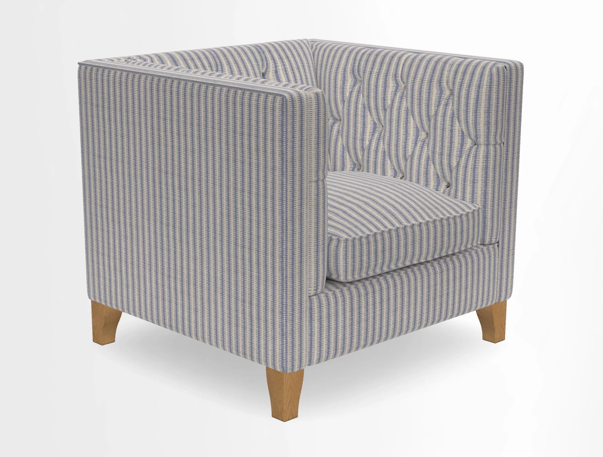 Haresfield Chair in Two Tone Plain Biscuit