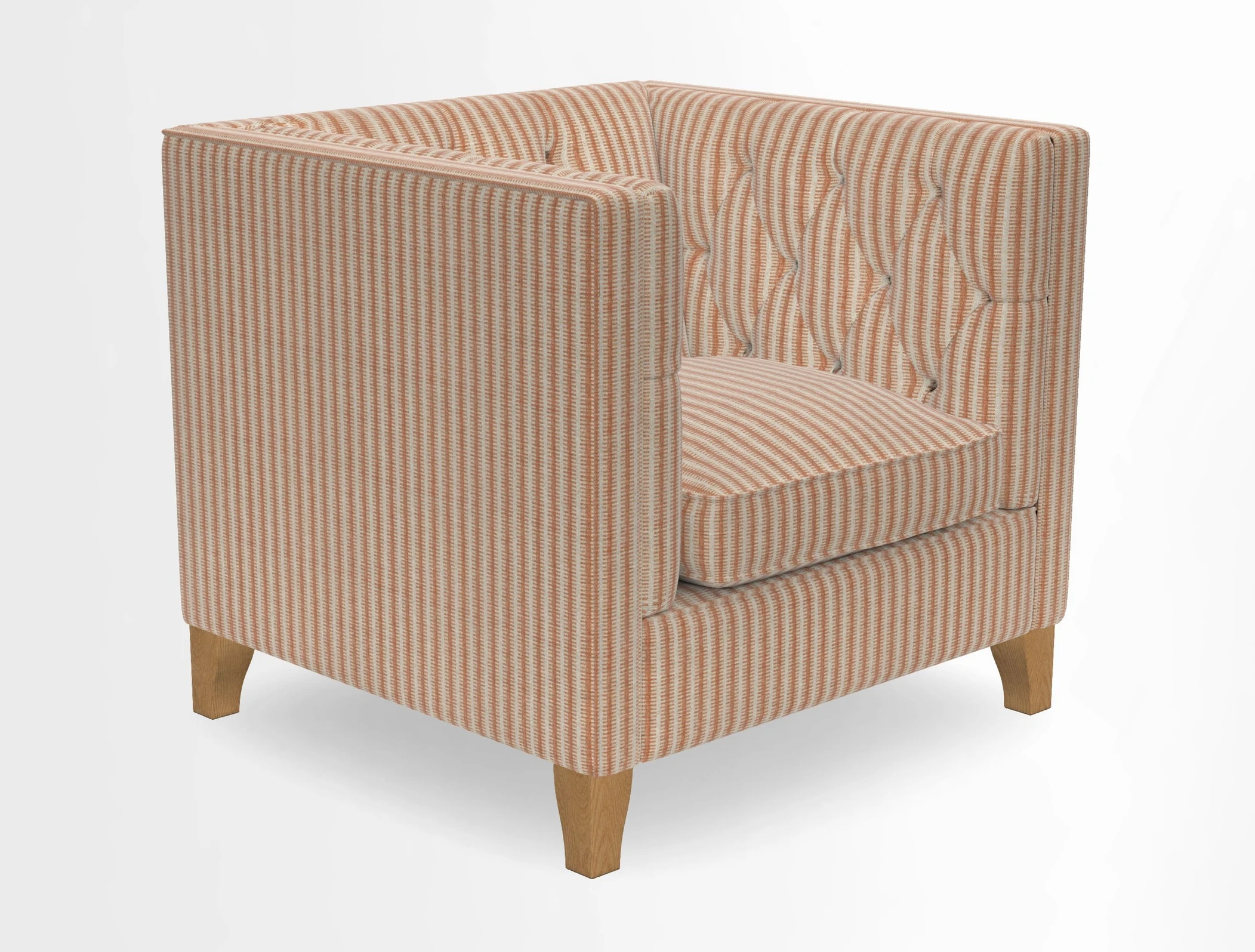 Haresfield Chair in Two Tone Plain Biscuit