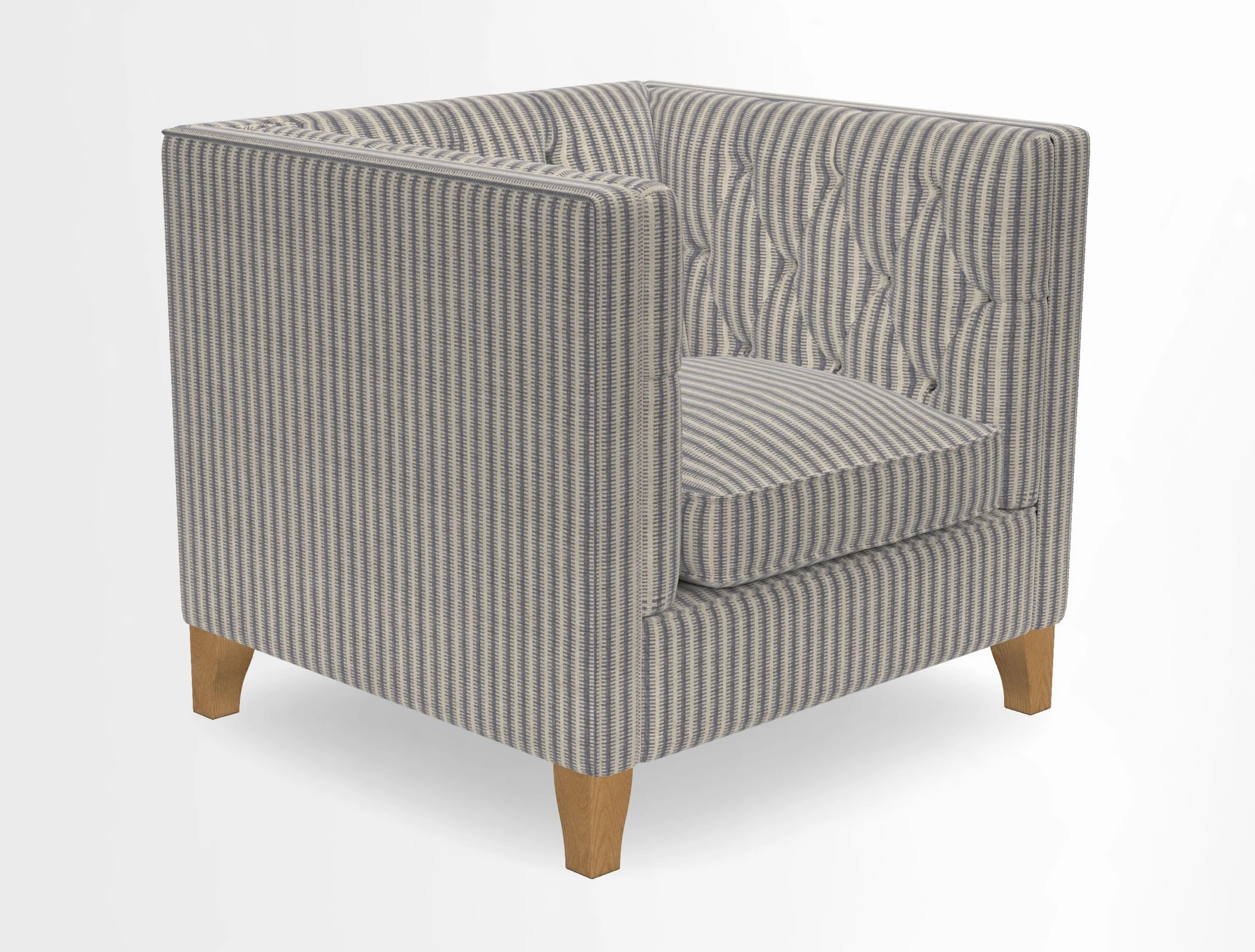 Haresfield Chair in Two Tone Plain Biscuit
