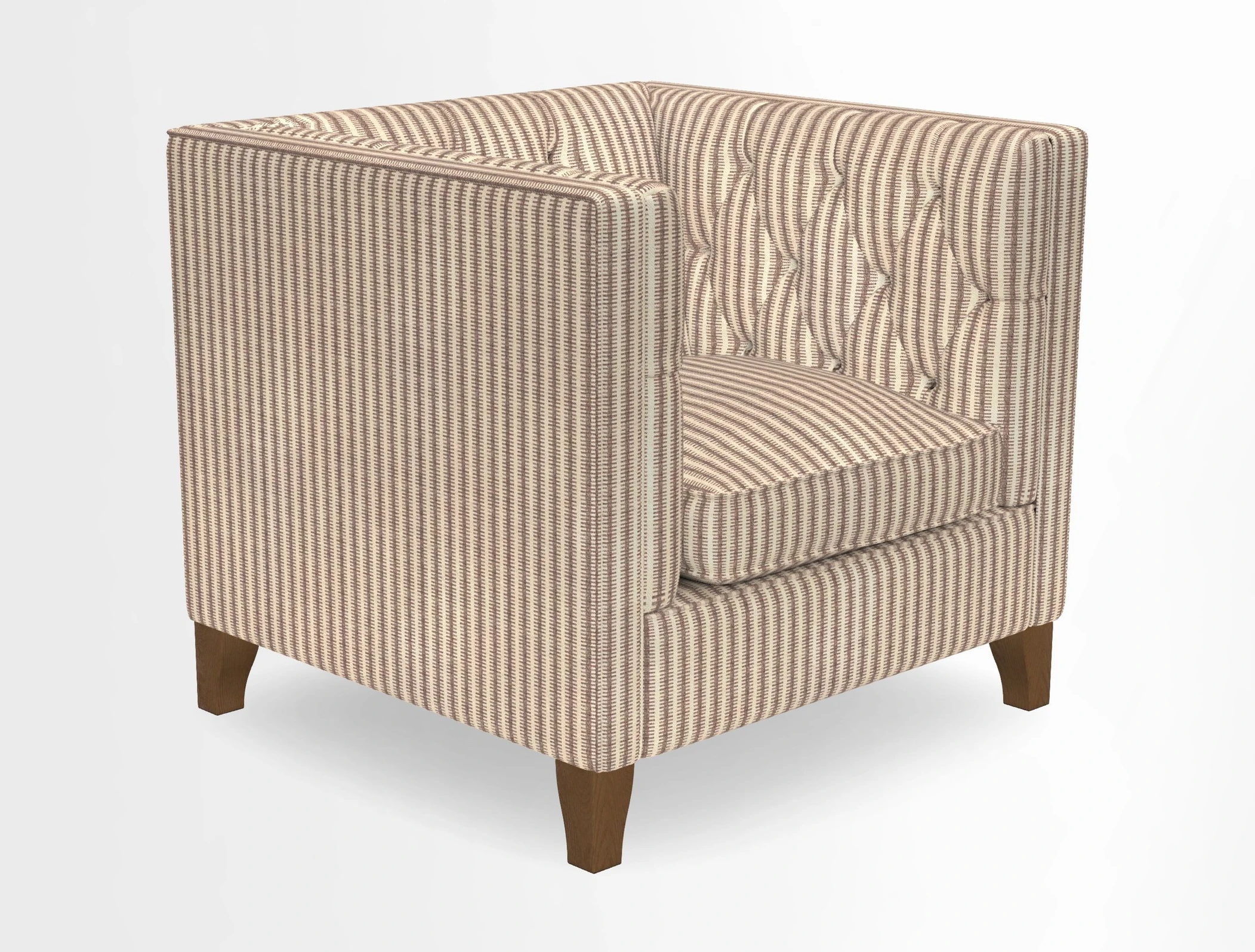 Haresfield Chair in Two Tone Plain Biscuit