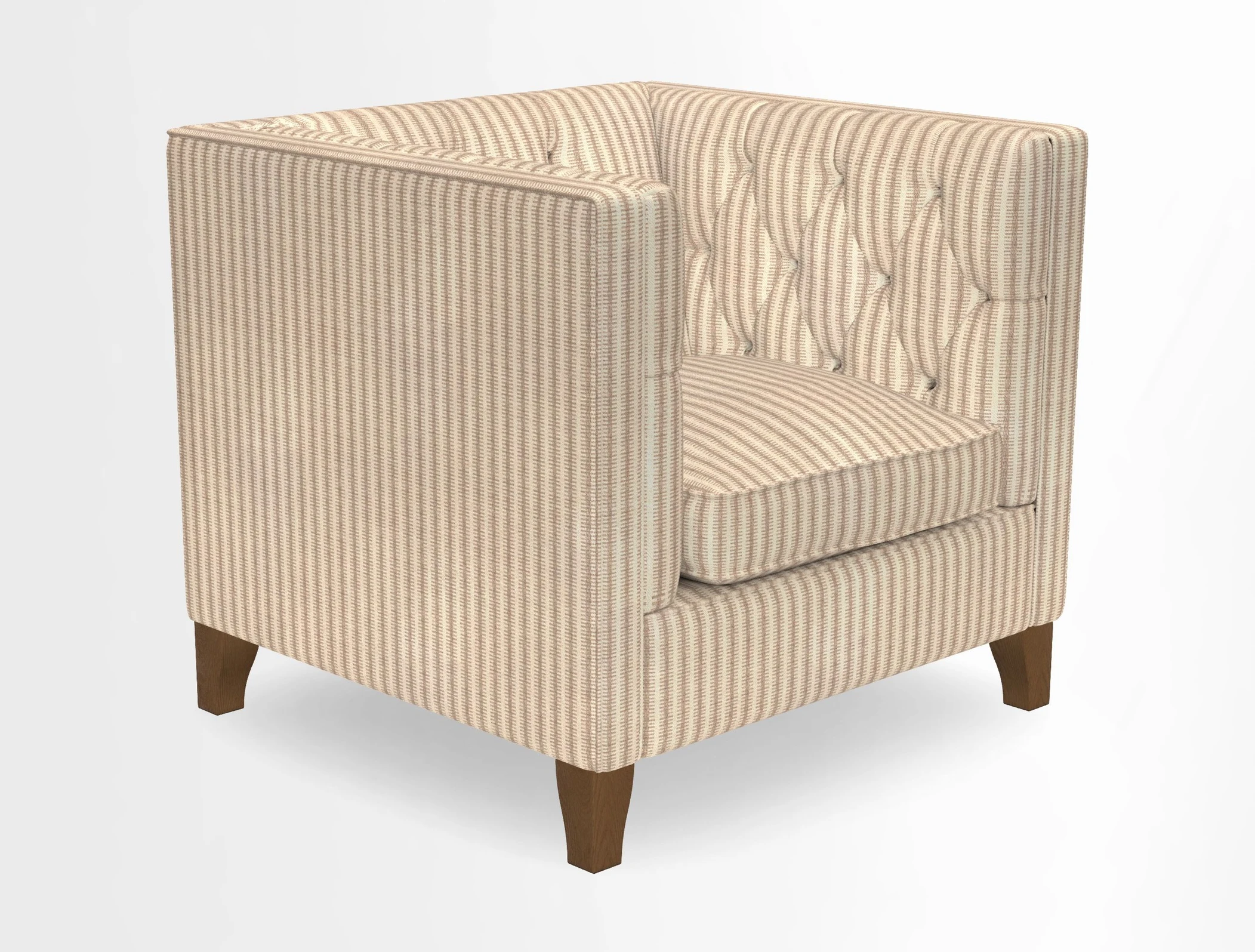 Haresfield Chair in Two Tone Plain Biscuit