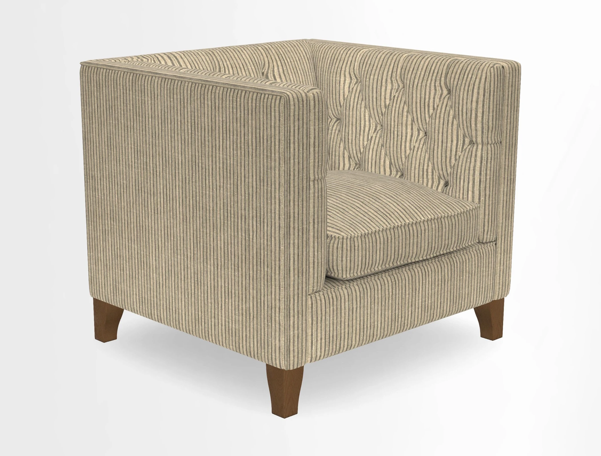 Haresfield Chair in Two Tone Plain Biscuit