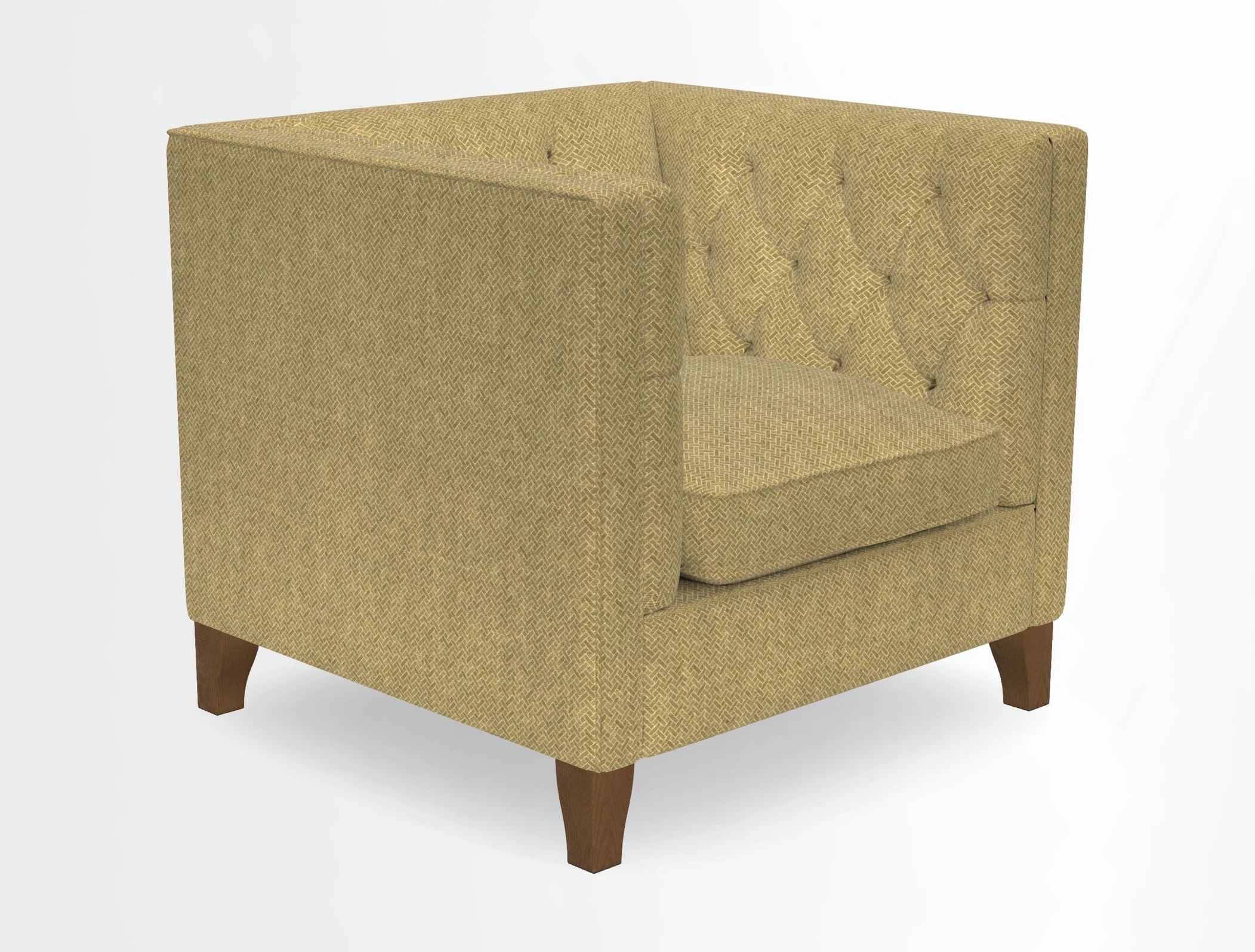 Haresfield Chair in Two Tone Plain Biscuit
