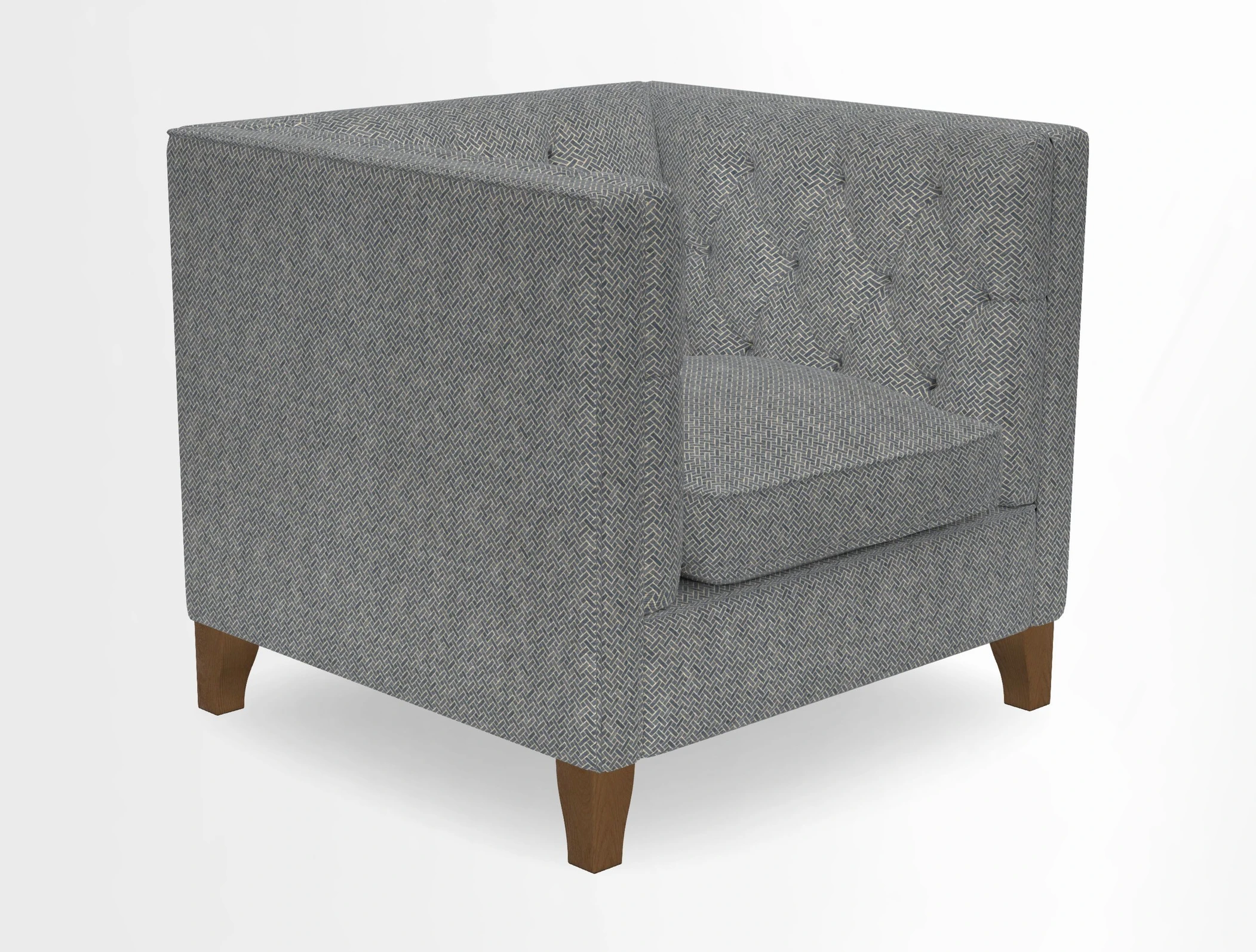 Haresfield Chair in Two Tone Plain Biscuit