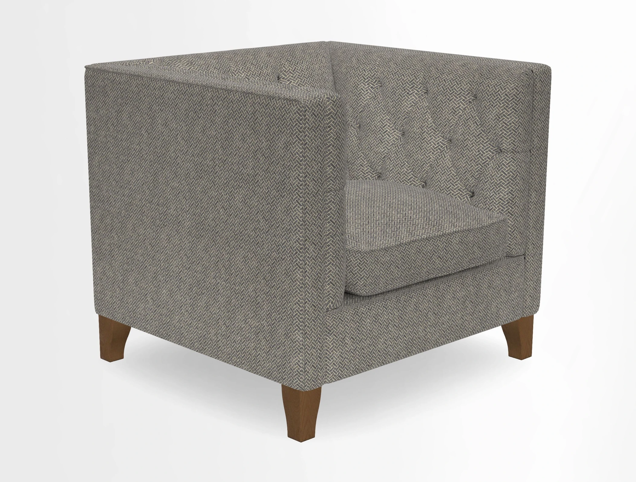 Haresfield Chair in Two Tone Plain Biscuit