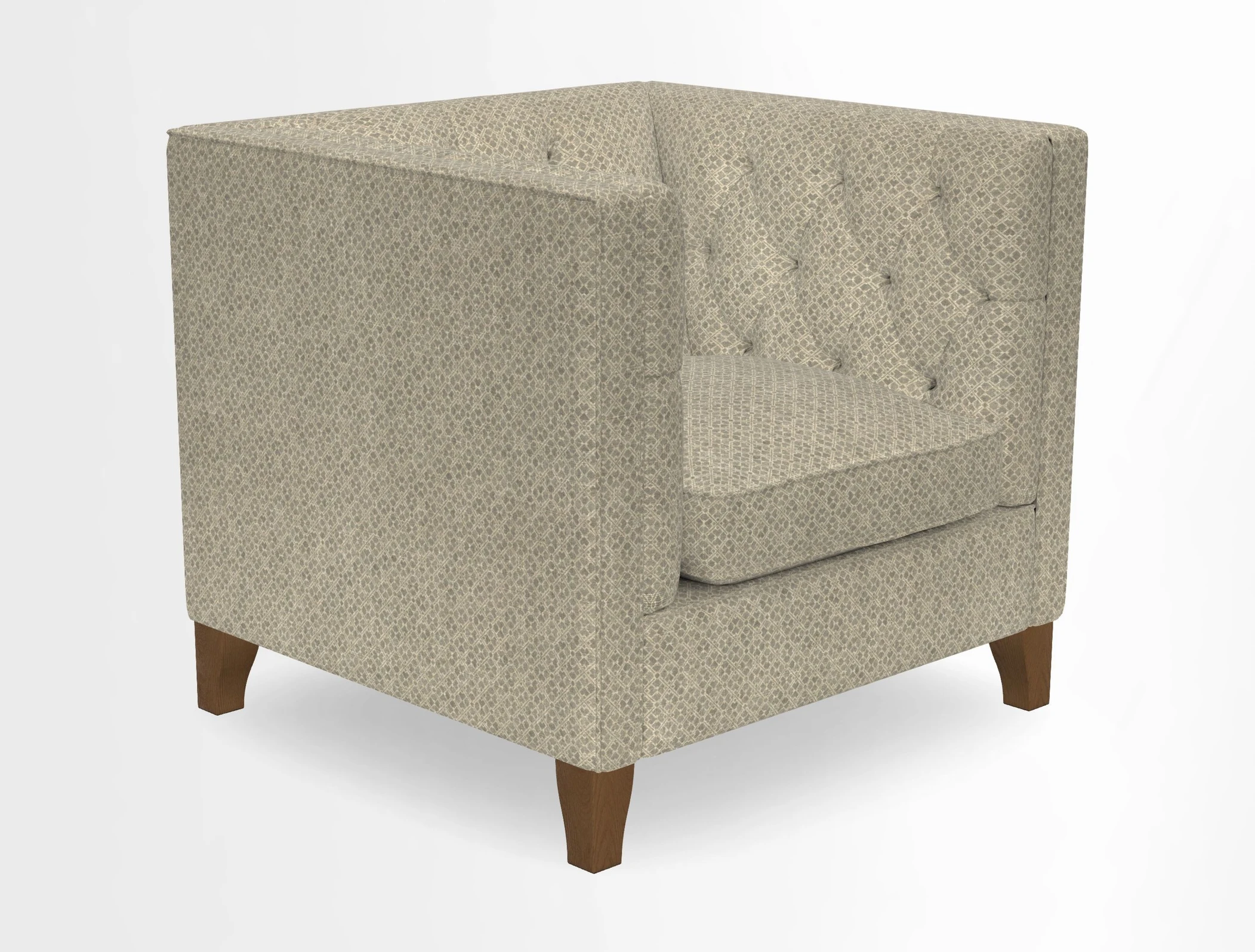 Haresfield Chair in Two Tone Plain Biscuit