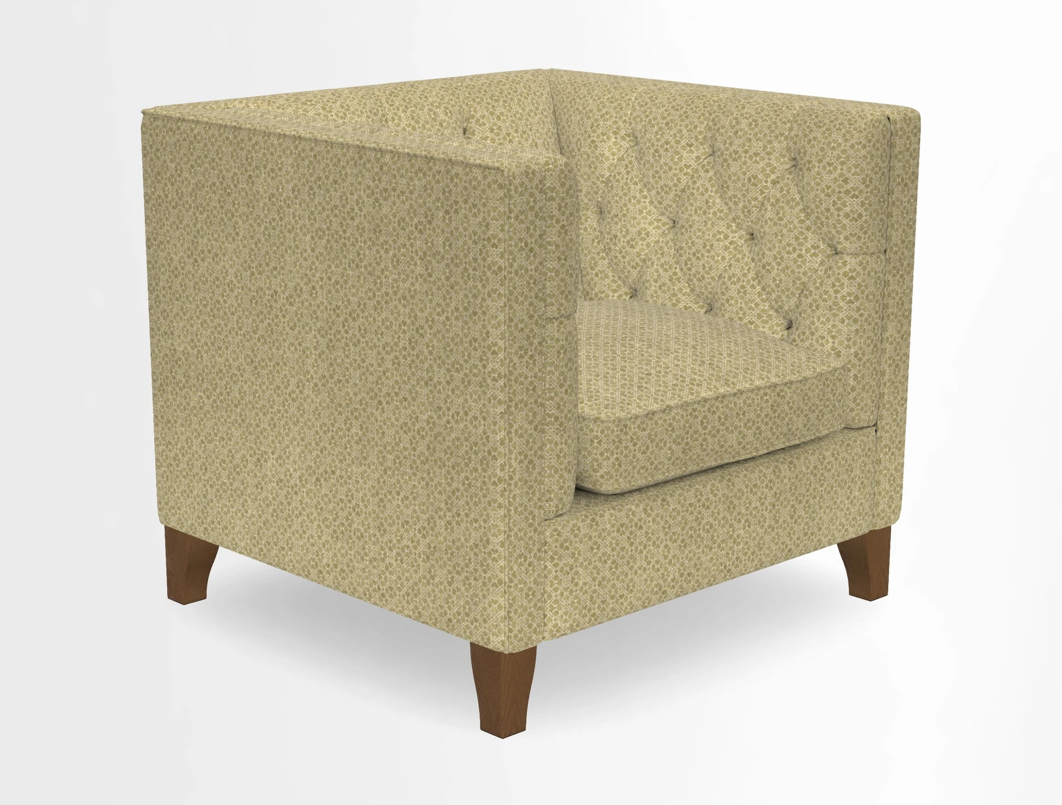 Haresfield Chair in Two Tone Plain Biscuit