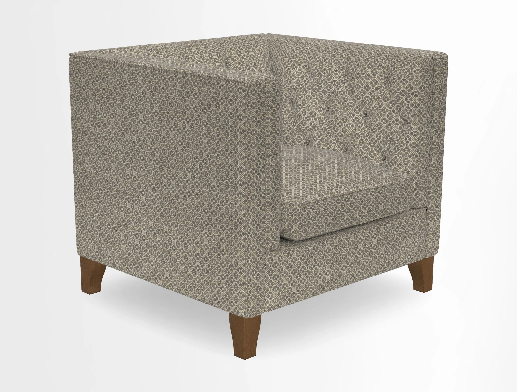 Haresfield Chair in Two Tone Plain Biscuit