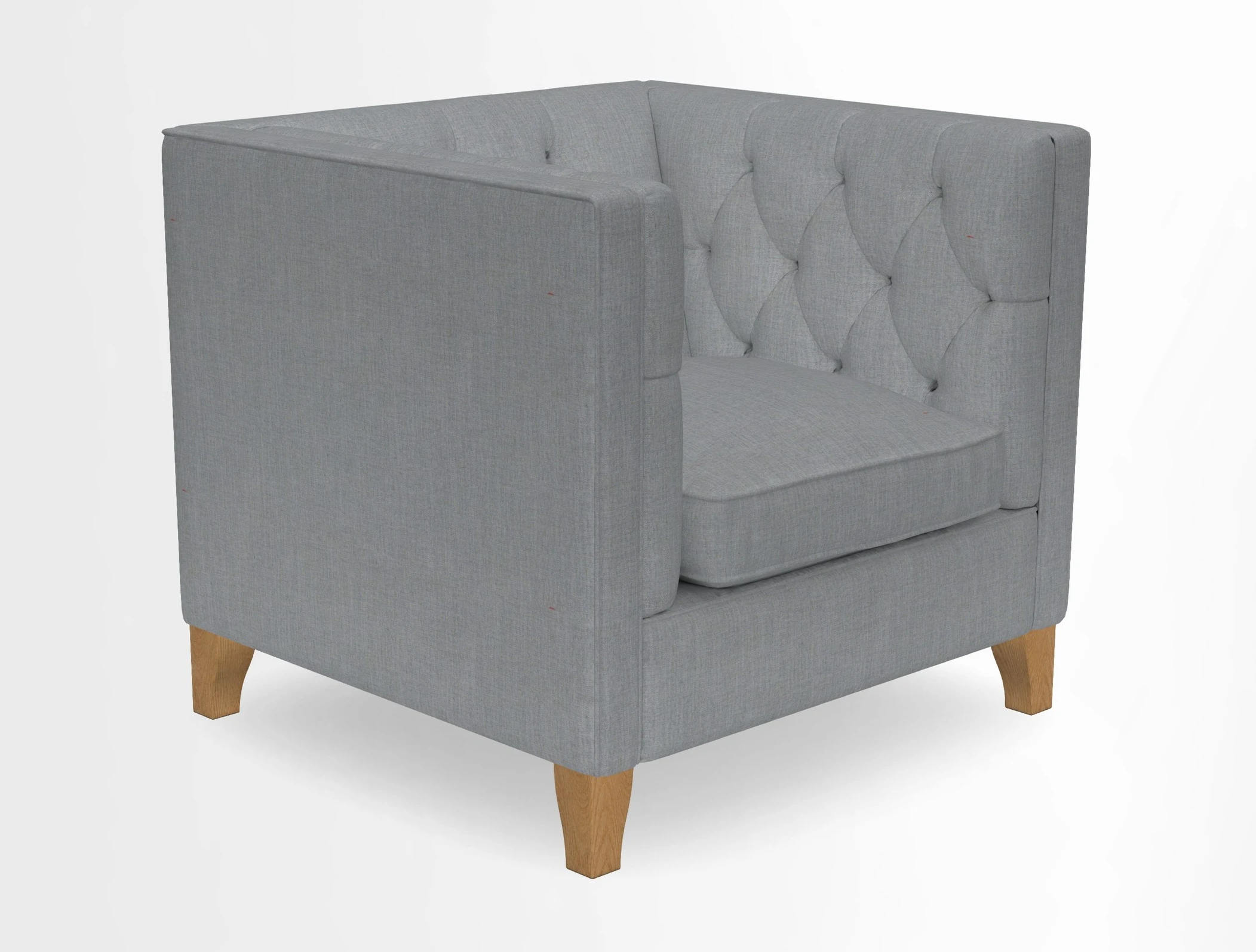 Haresfield Chair in Two Tone Plain Biscuit