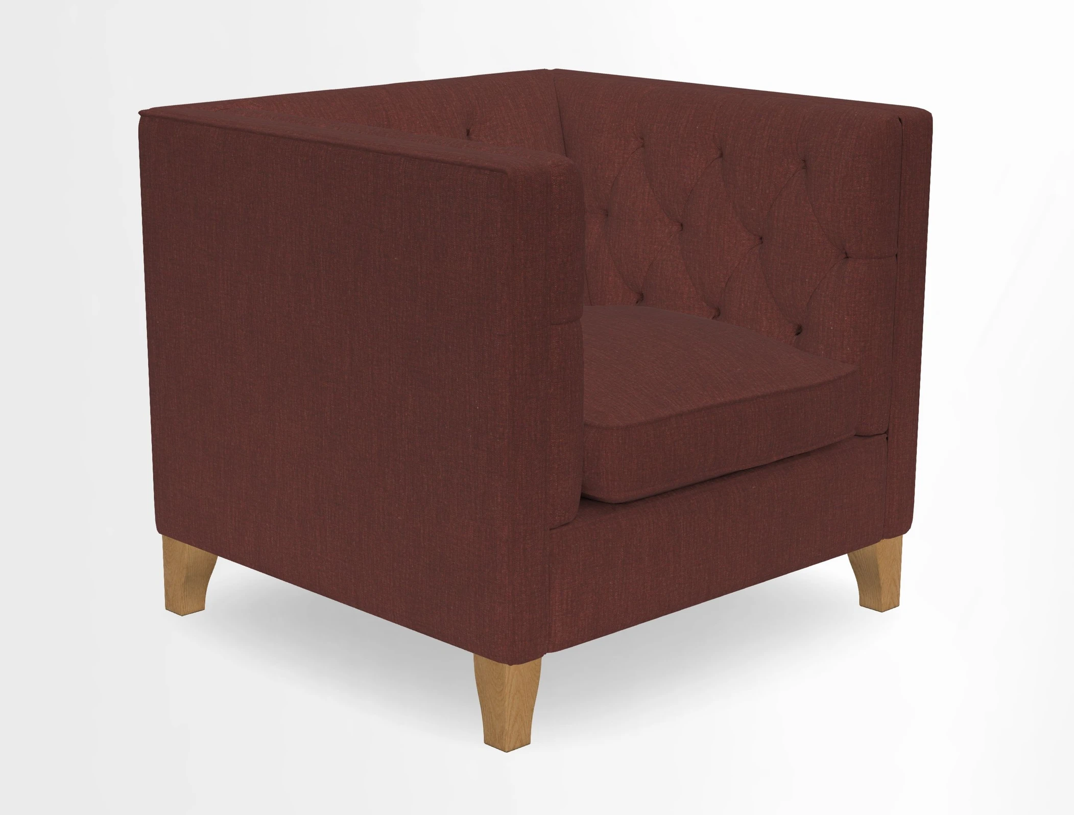 Haresfield Chair in Two Tone Plain Biscuit