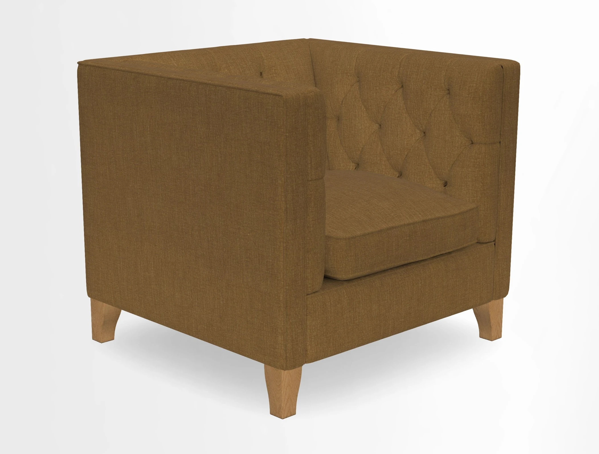Haresfield Chair in Two Tone Plain Biscuit