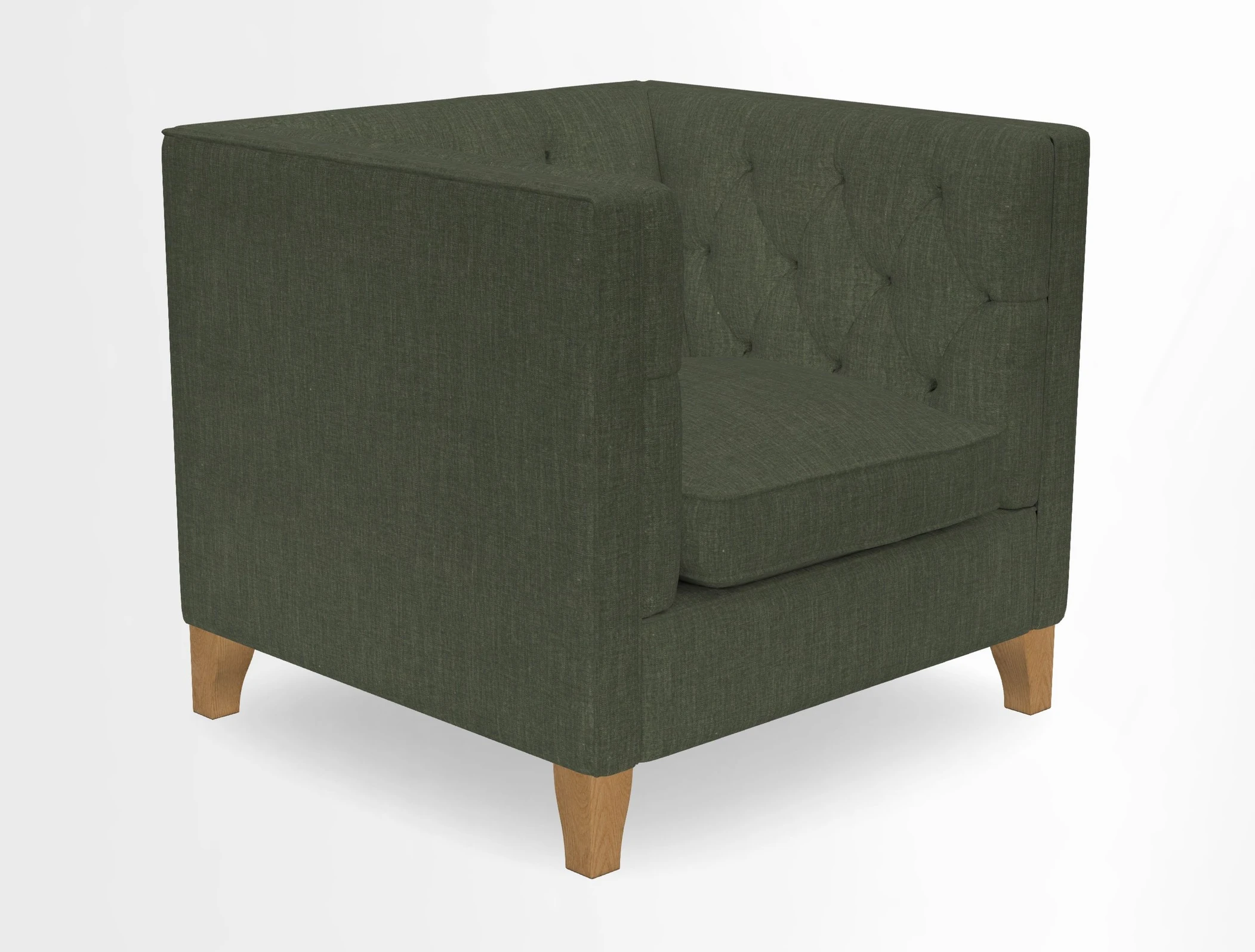 Haresfield Chair in Two Tone Plain Biscuit