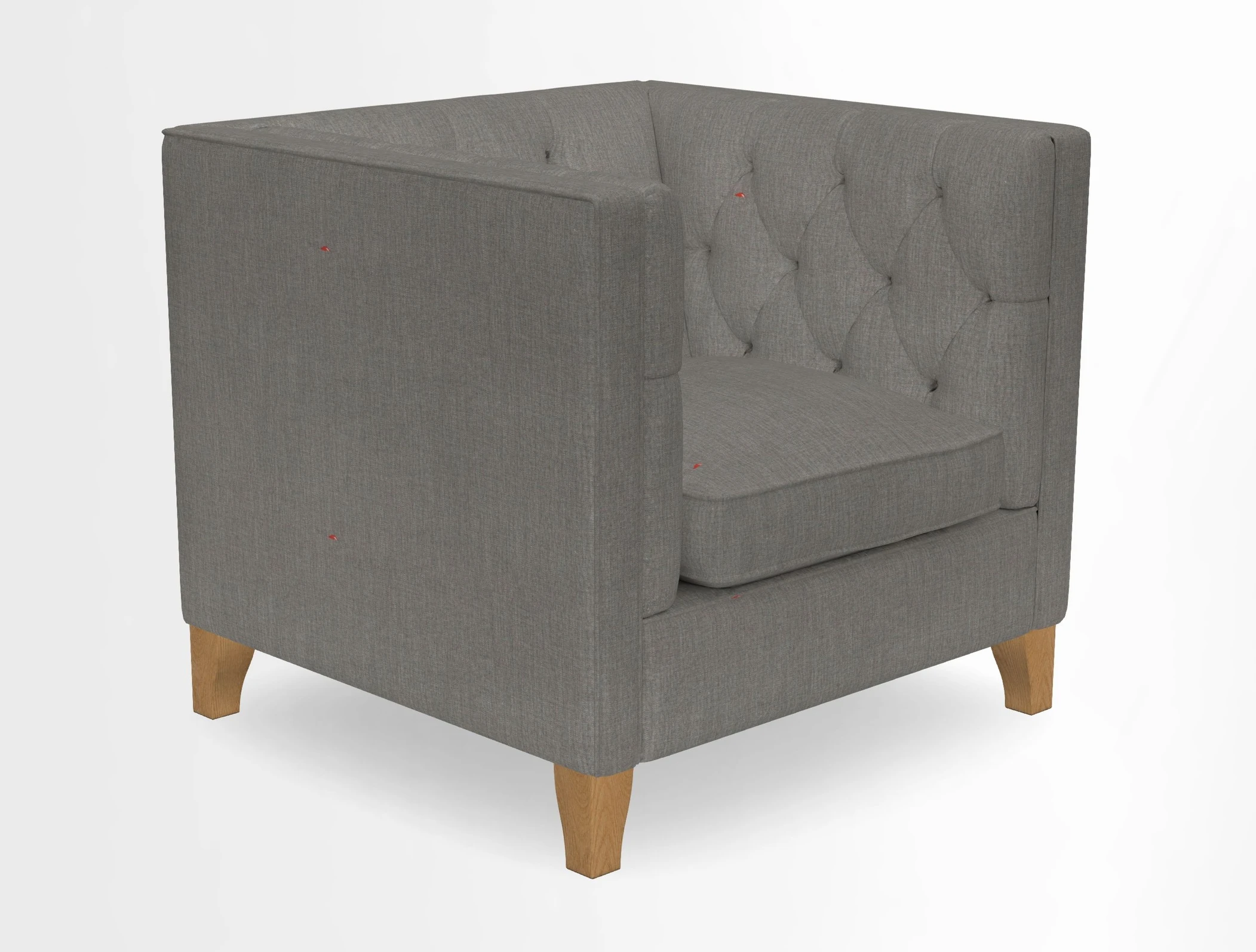 Haresfield Chair in Two Tone Plain Biscuit