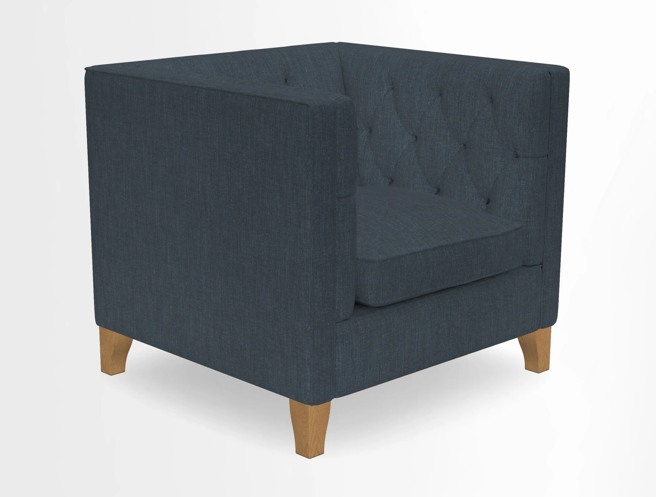 Haresfield Chair in Two Tone Plain Biscuit