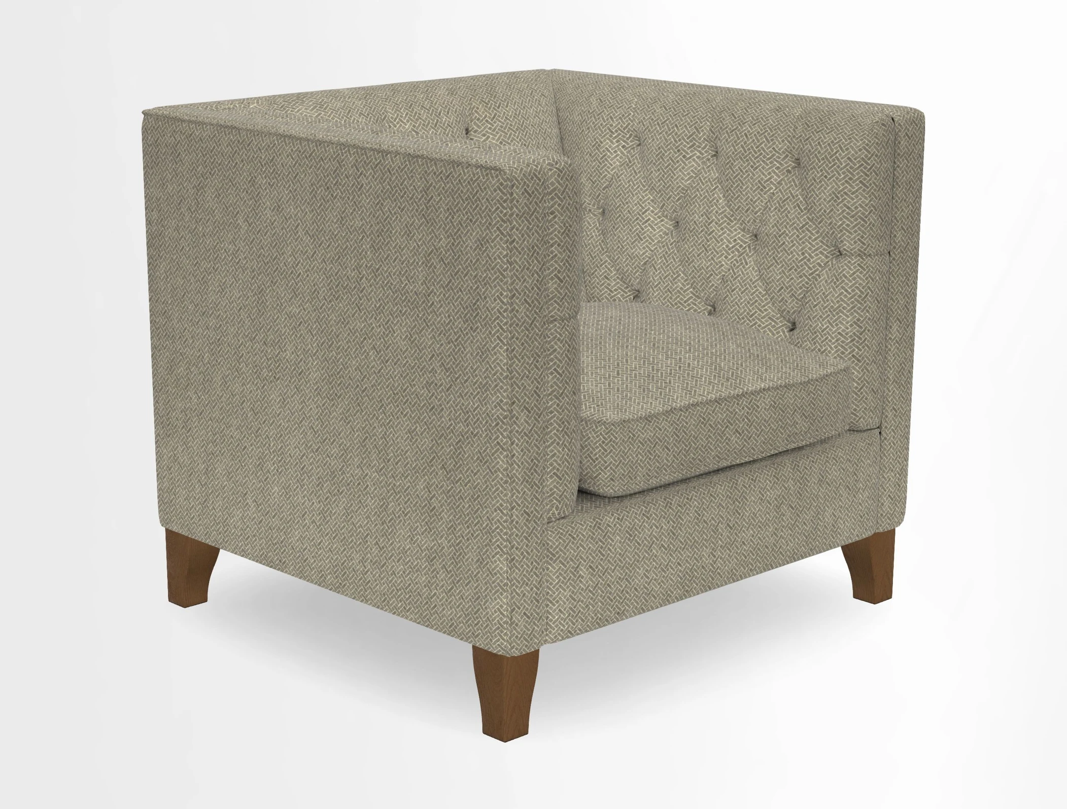 Haresfield Chair in Two Tone Plain Biscuit