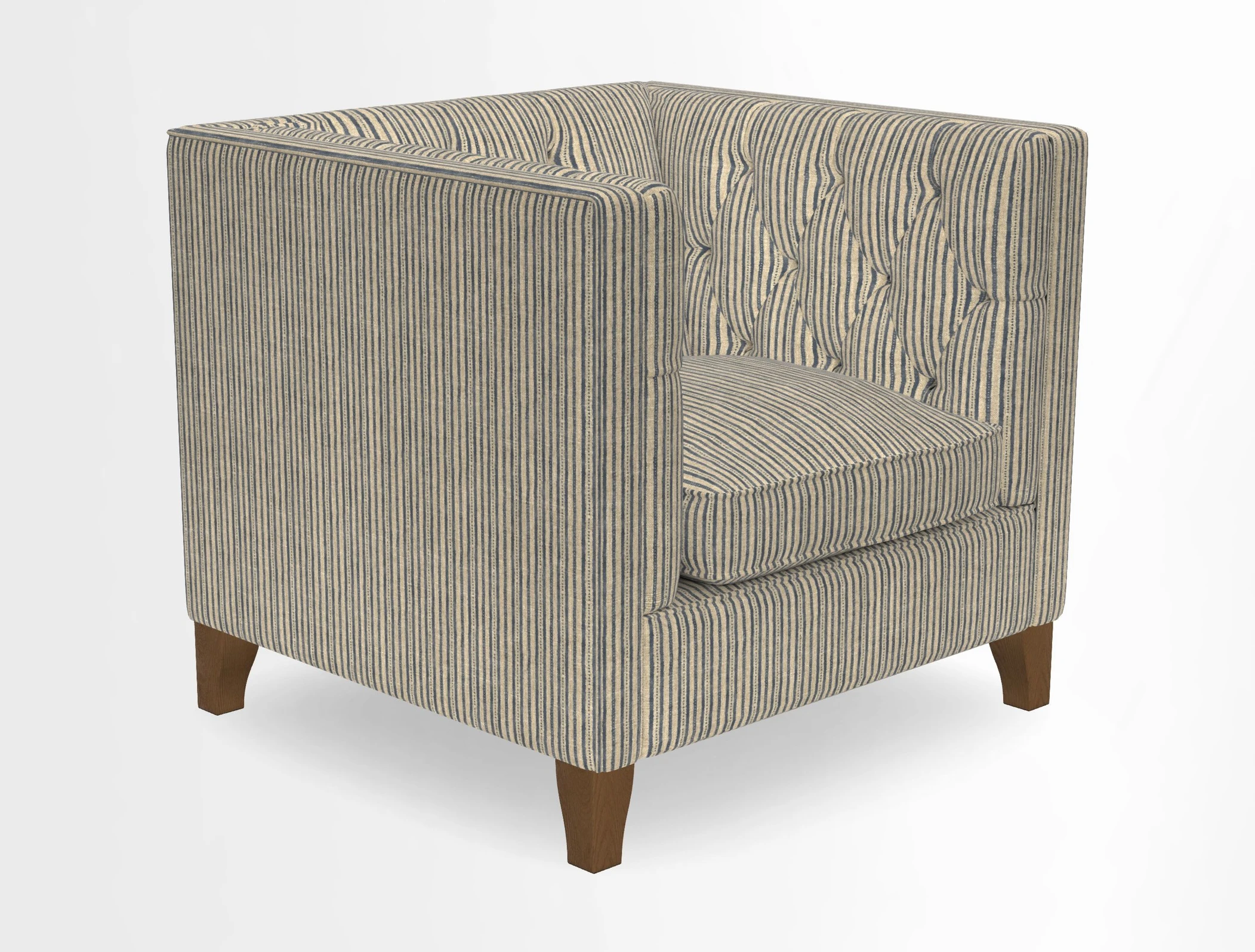 Haresfield Chair in Two Tone Plain Biscuit