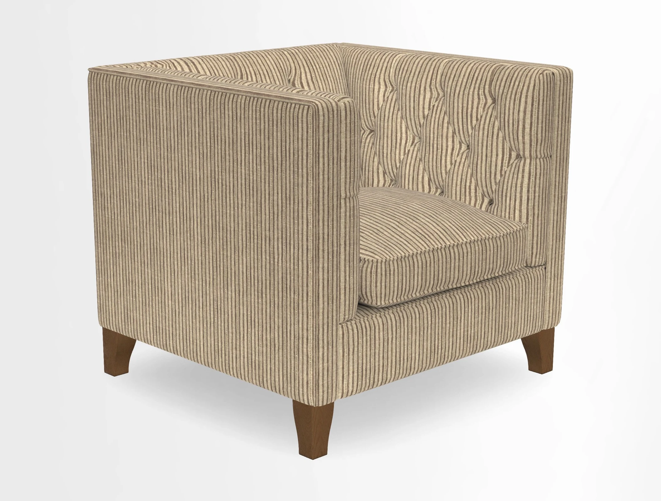Haresfield Chair in Two Tone Plain Biscuit