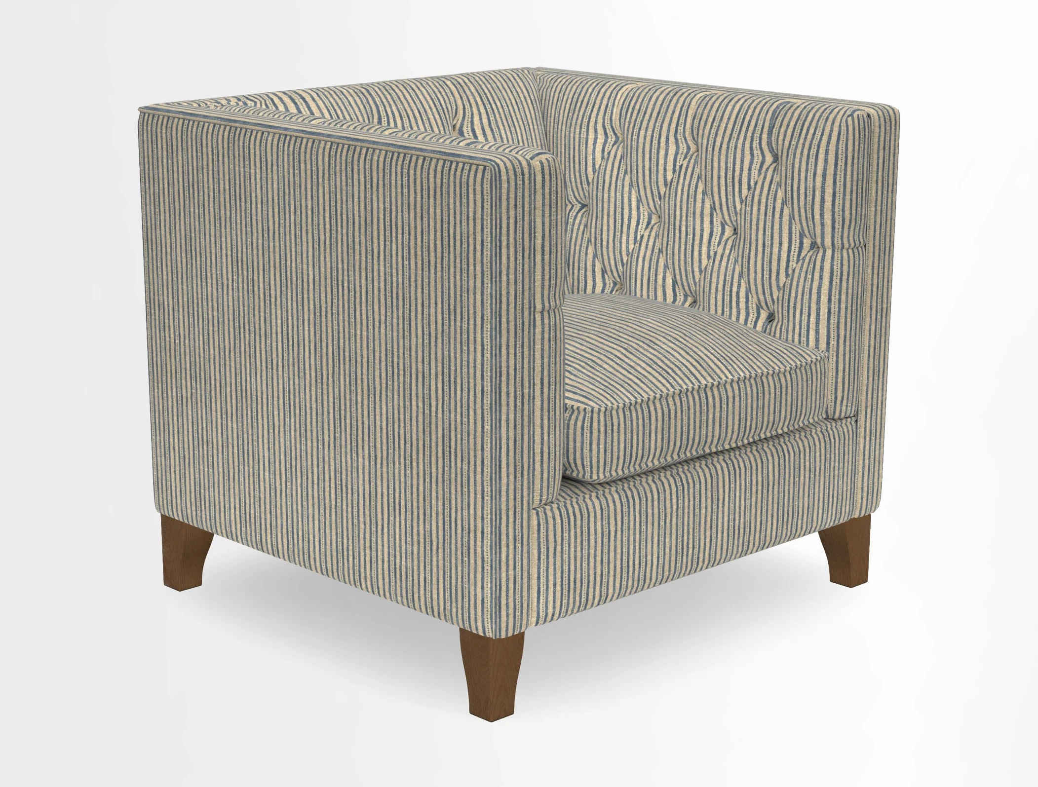 Haresfield Chair in Two Tone Plain Biscuit