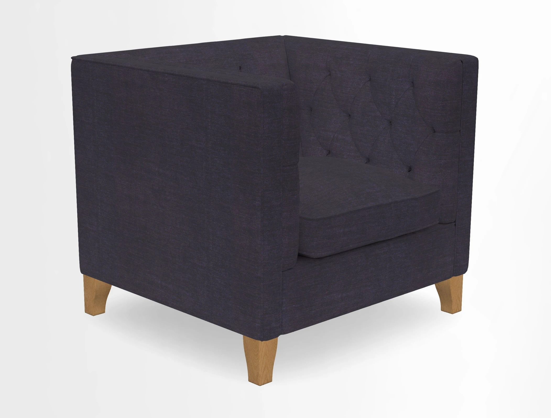 Haresfield Chair in Two Tone Plain Biscuit