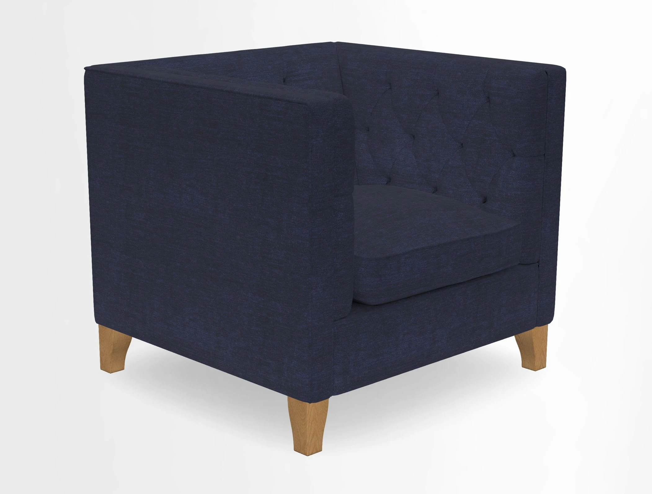 Haresfield Chair in Two Tone Plain Biscuit