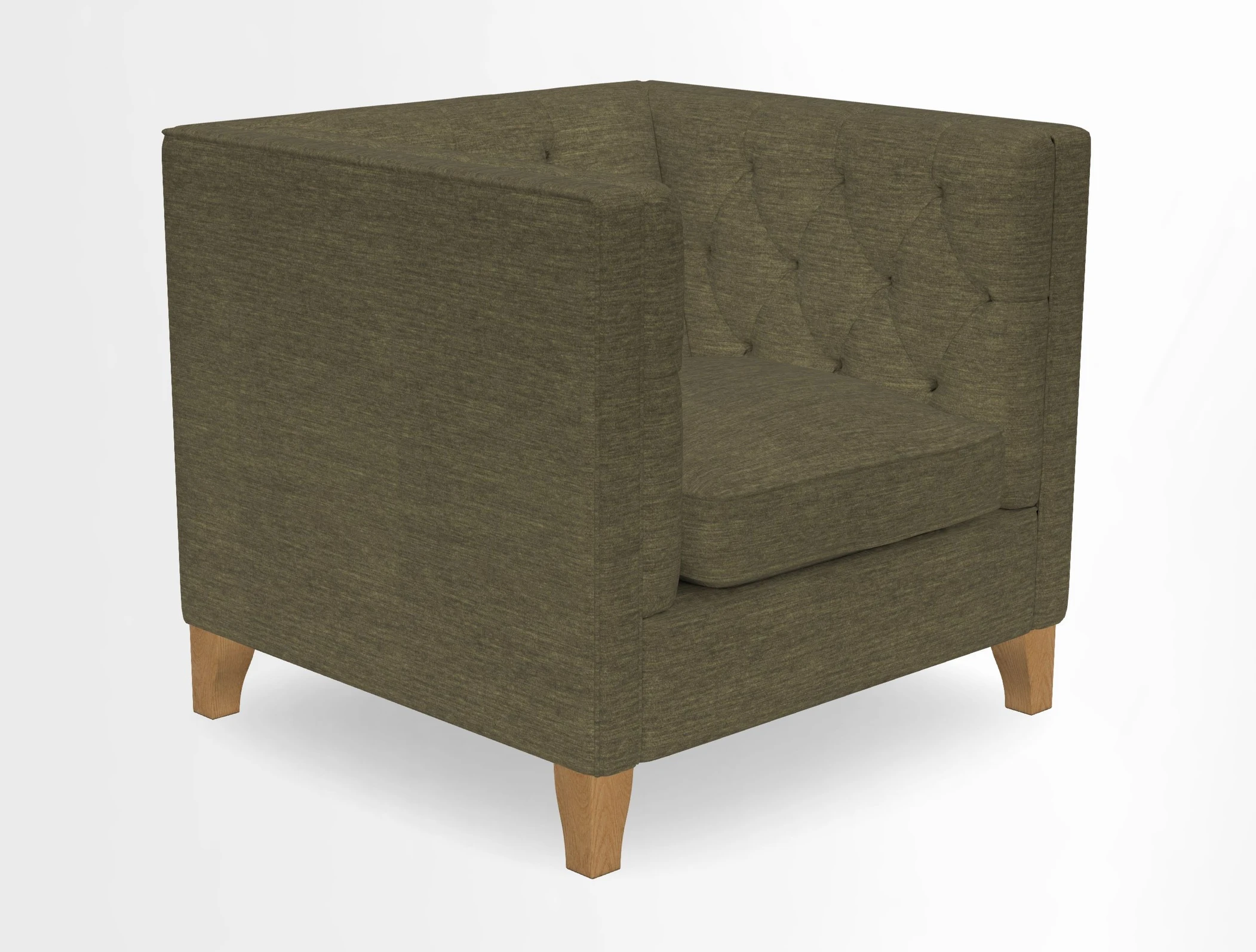 Haresfield Chair in Two Tone Plain Biscuit
