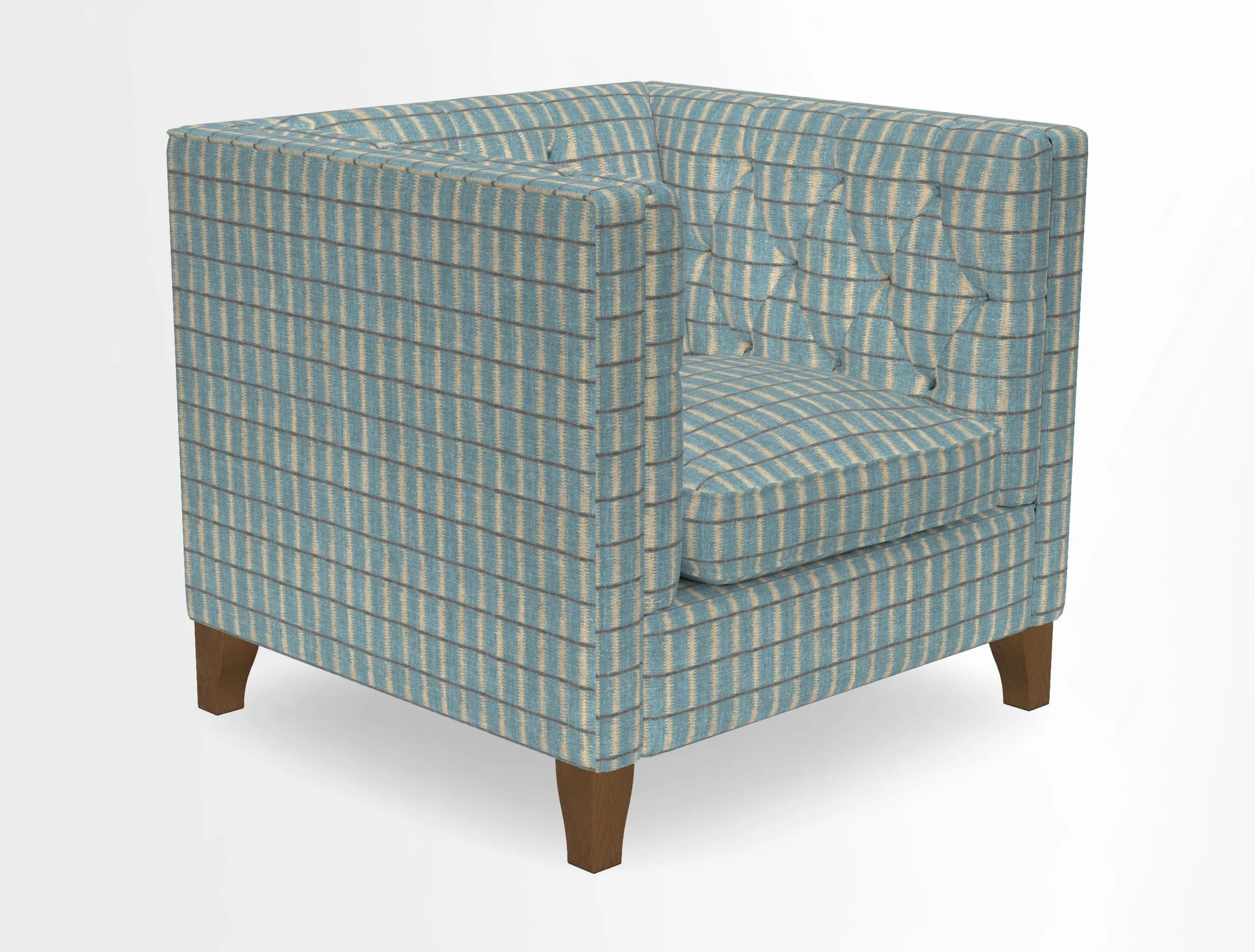 Haresfield Chair in Two Tone Plain Biscuit