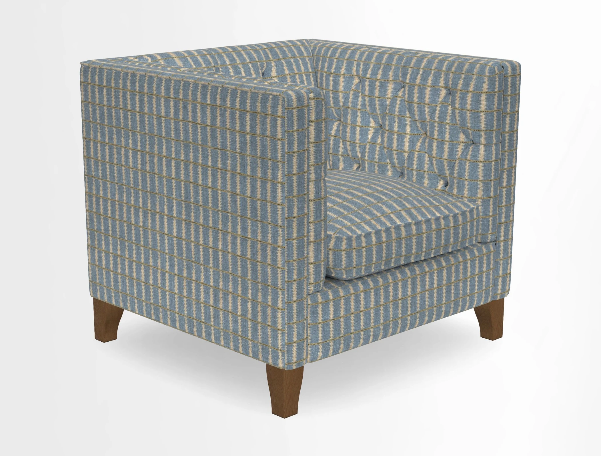 Haresfield Chair in Two Tone Plain Biscuit