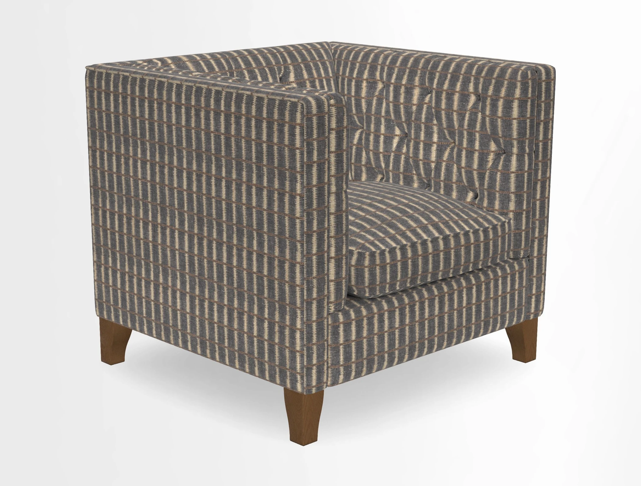 Haresfield Chair in Two Tone Plain Biscuit