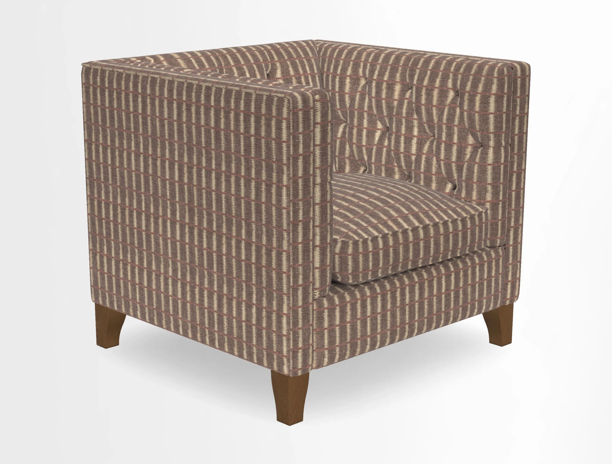 Haresfield Chair in Two Tone Plain Biscuit