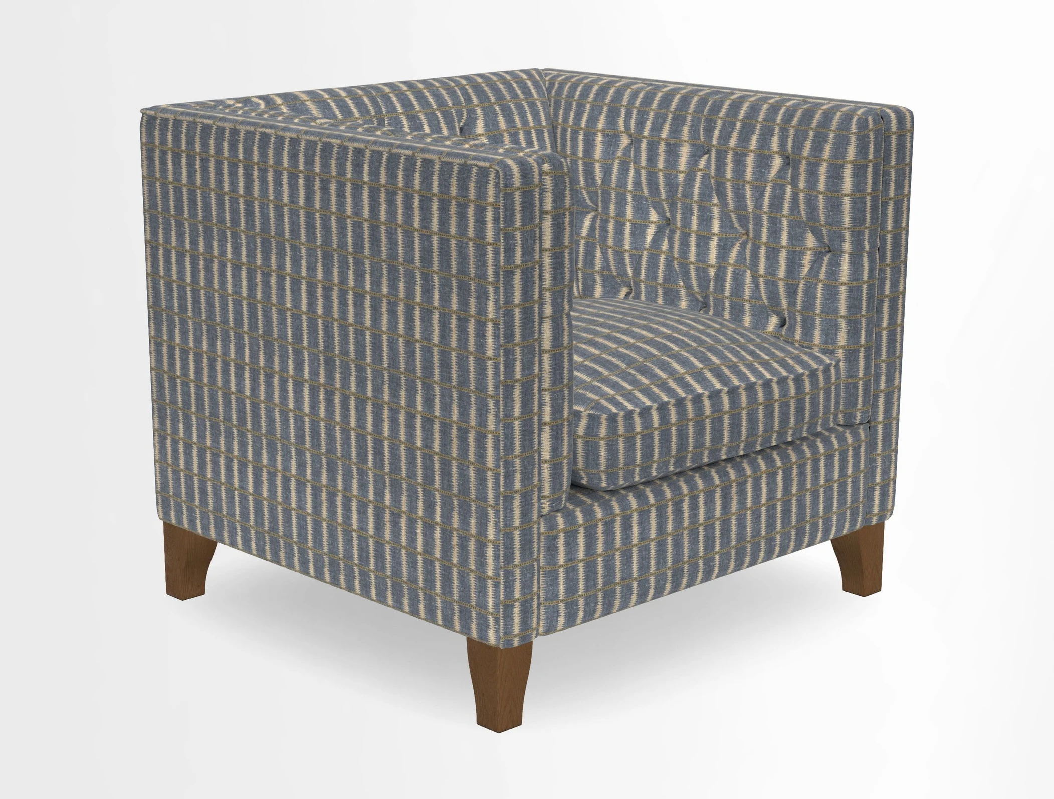 Haresfield Chair in Two Tone Plain Biscuit
