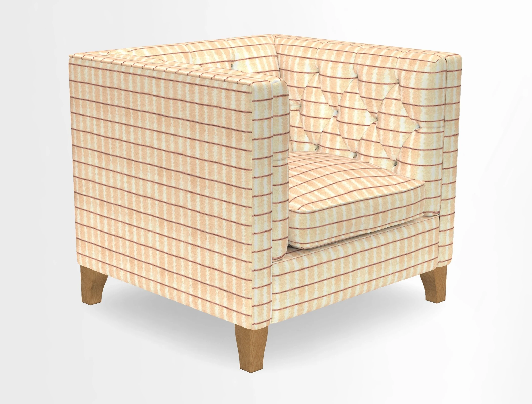 Haresfield Chair in Two Tone Plain Biscuit