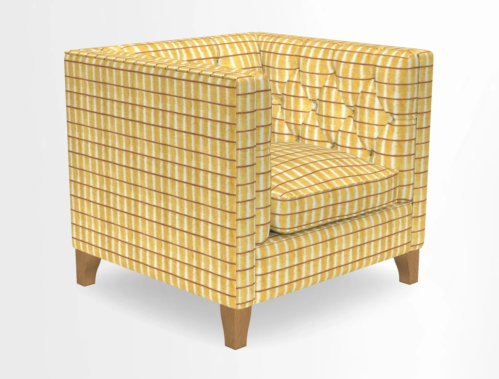 Haresfield Chair in Two Tone Plain Biscuit