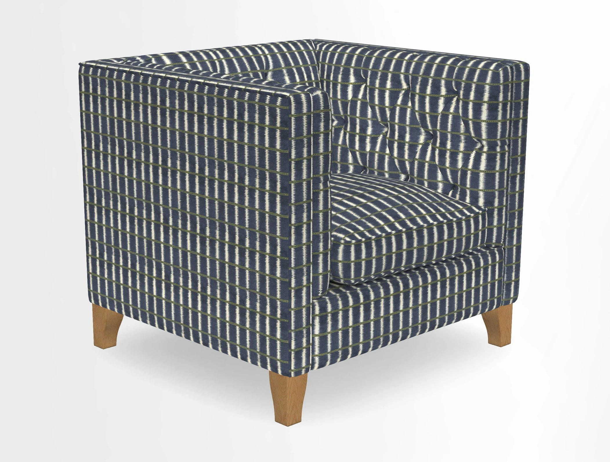 Haresfield Chair in Two Tone Plain Biscuit