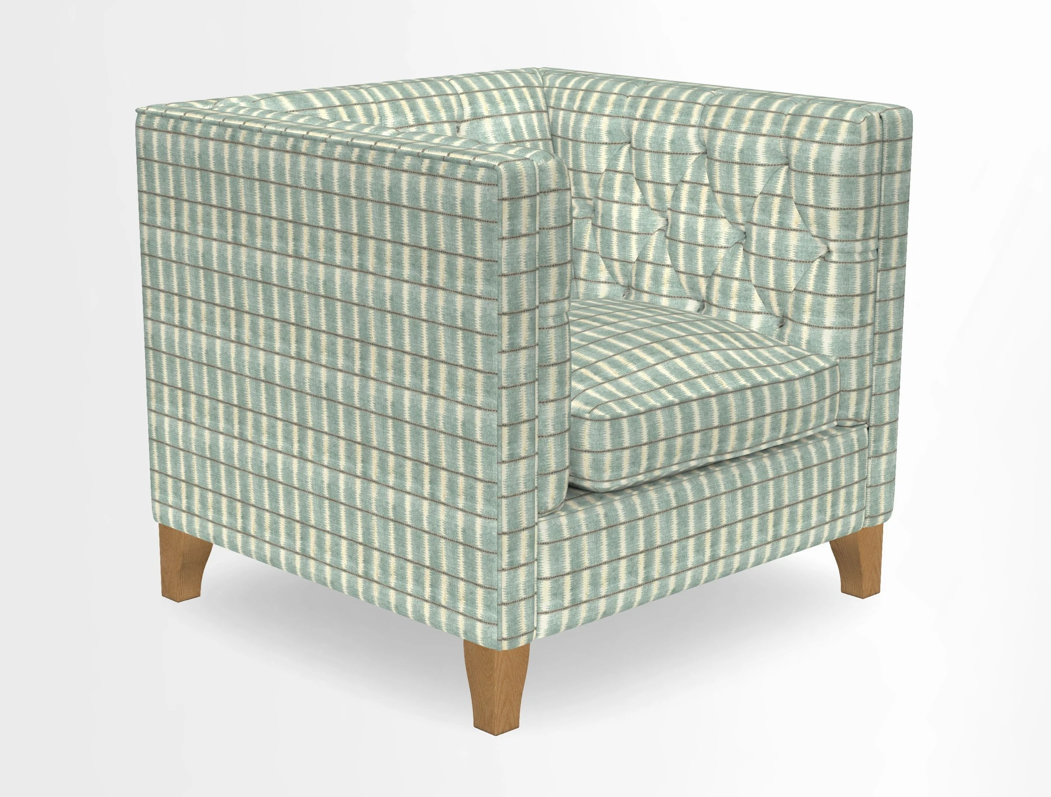 Haresfield Chair in Two Tone Plain Biscuit