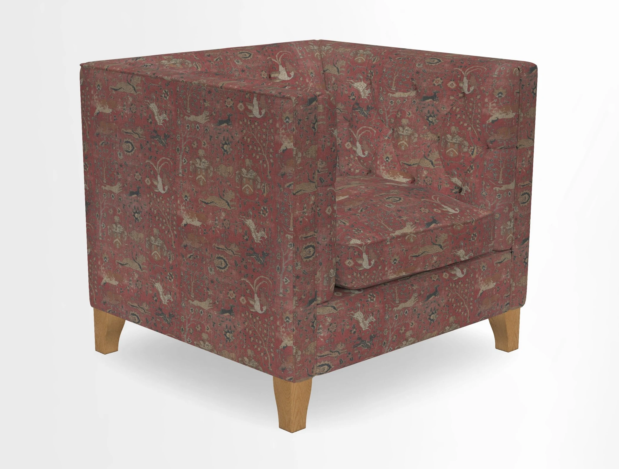 Haresfield Chair in Two Tone Plain Biscuit