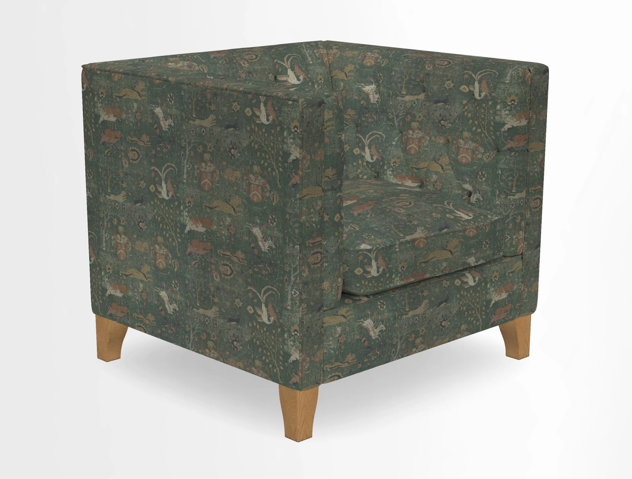 Haresfield Chair in Two Tone Plain Biscuit