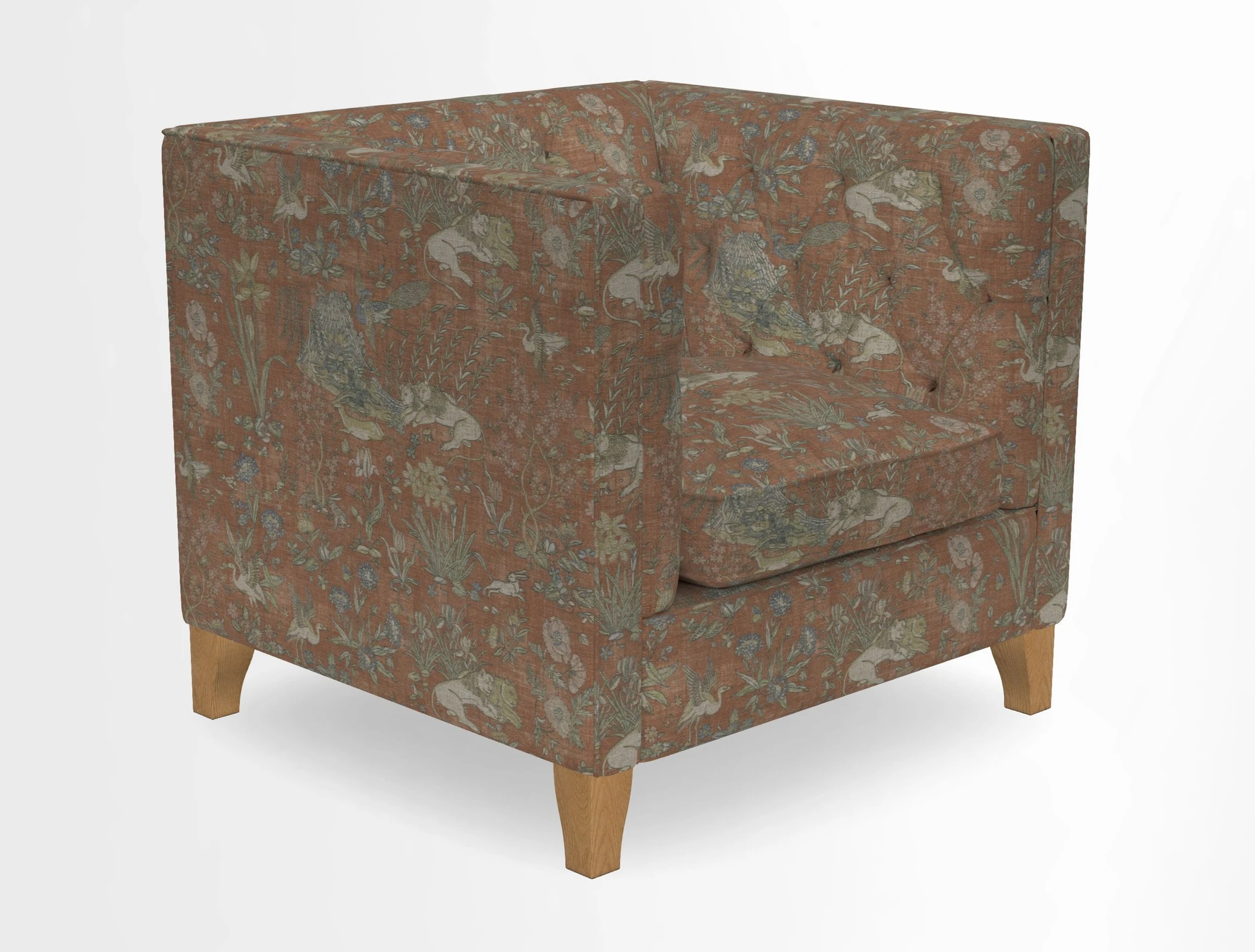 Haresfield Chair in Two Tone Plain Biscuit