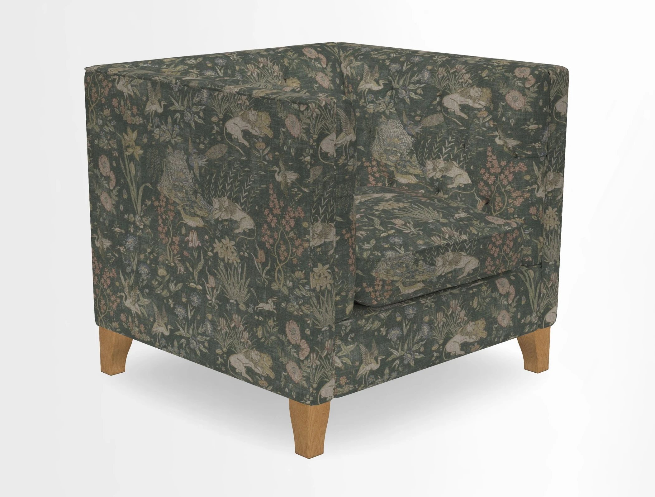 Haresfield Chair in Two Tone Plain Biscuit