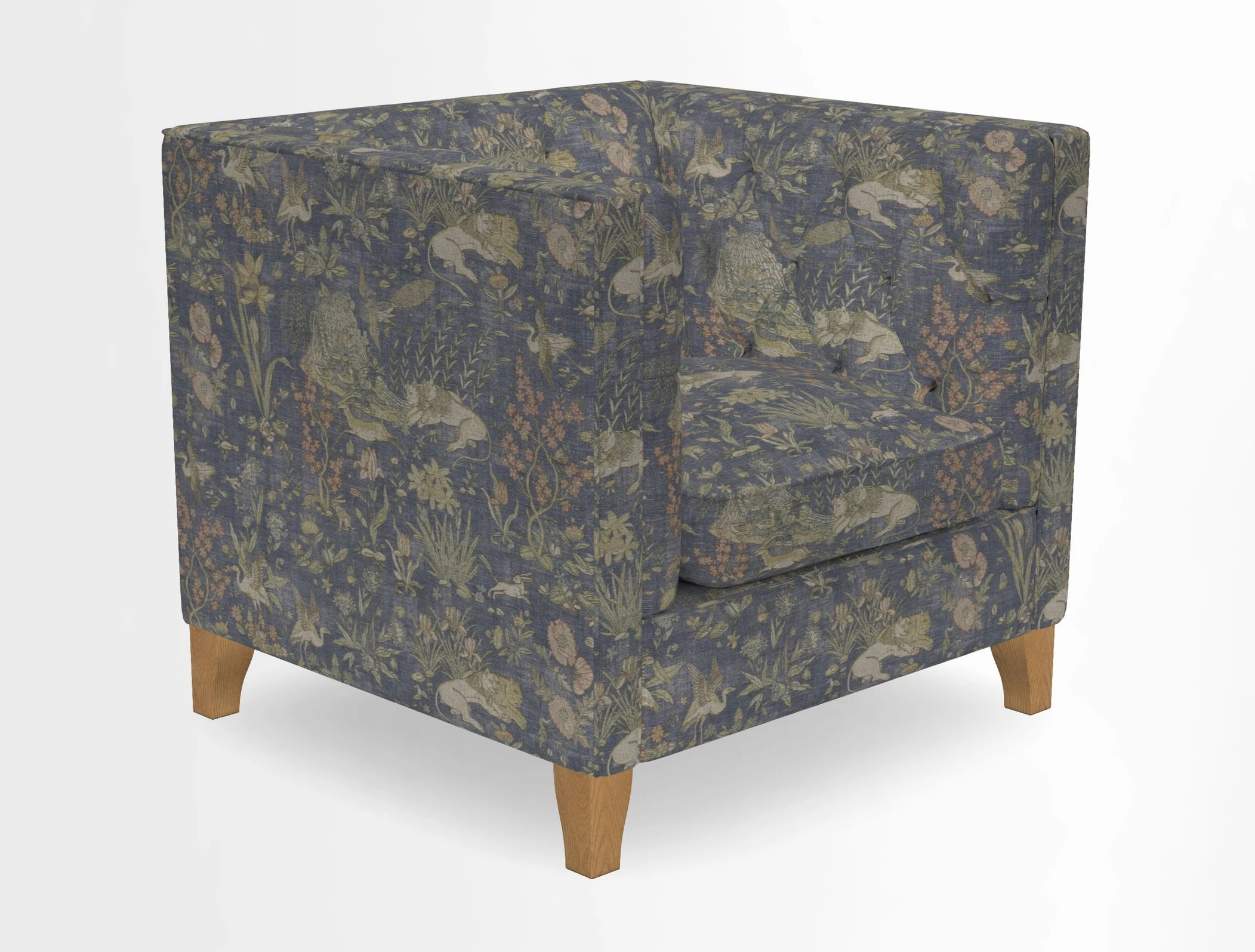 Haresfield Chair in Two Tone Plain Biscuit