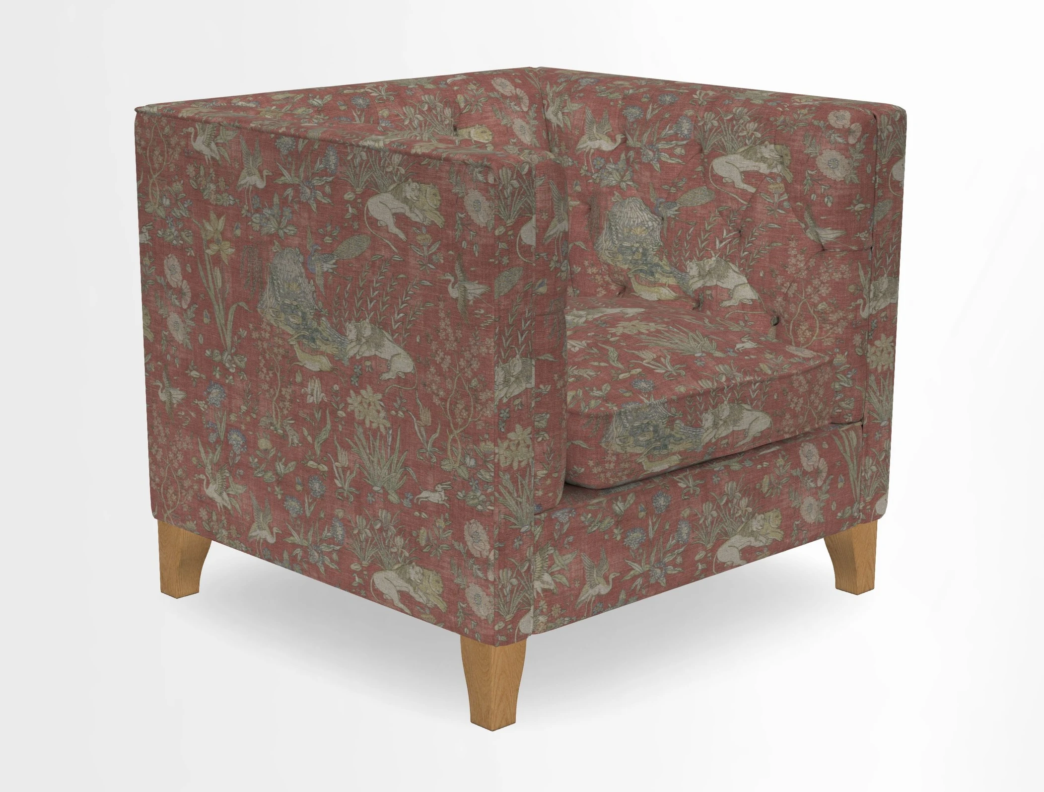 Haresfield Chair in Two Tone Plain Biscuit