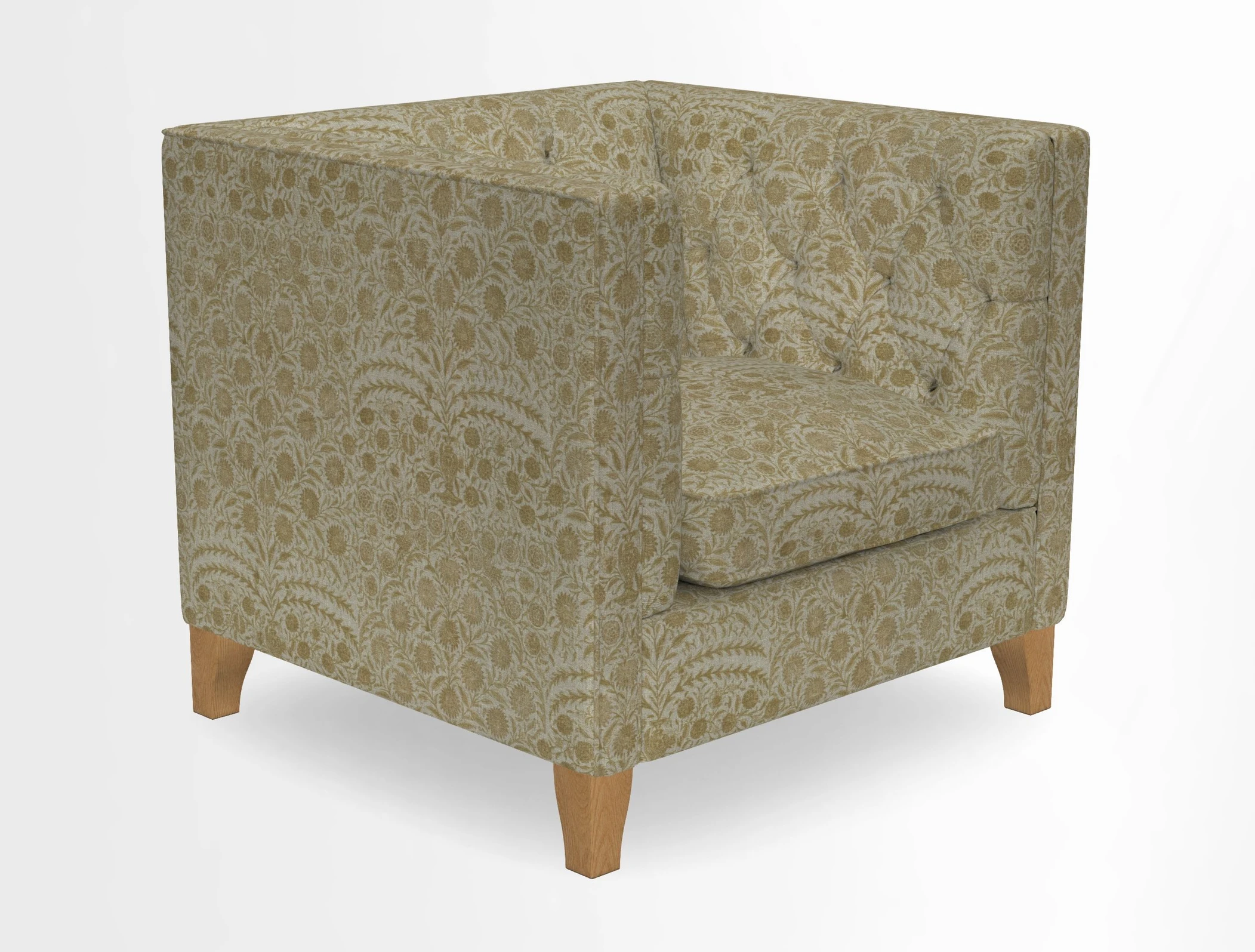 Haresfield Chair in Two Tone Plain Biscuit