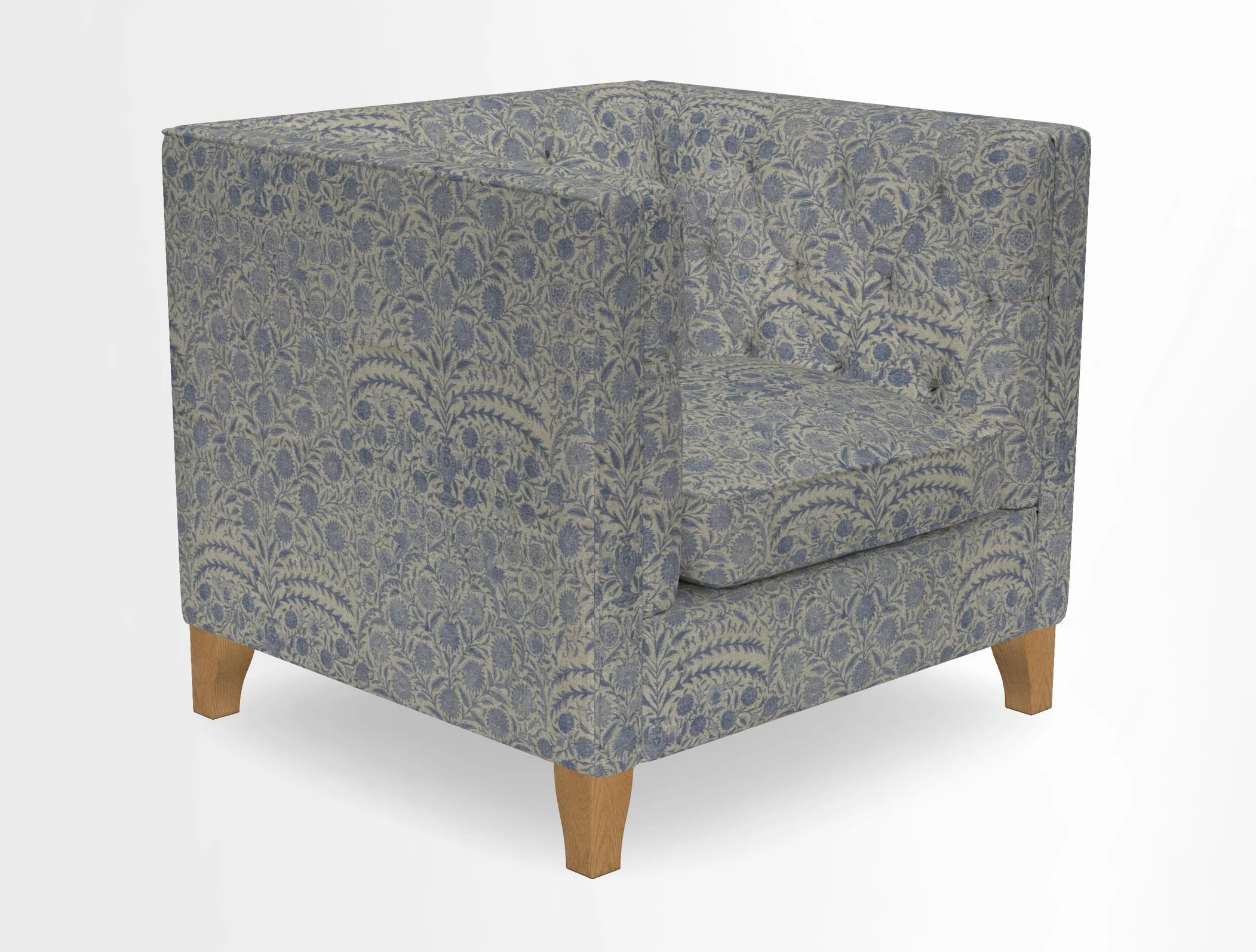 Haresfield Chair in Two Tone Plain Biscuit