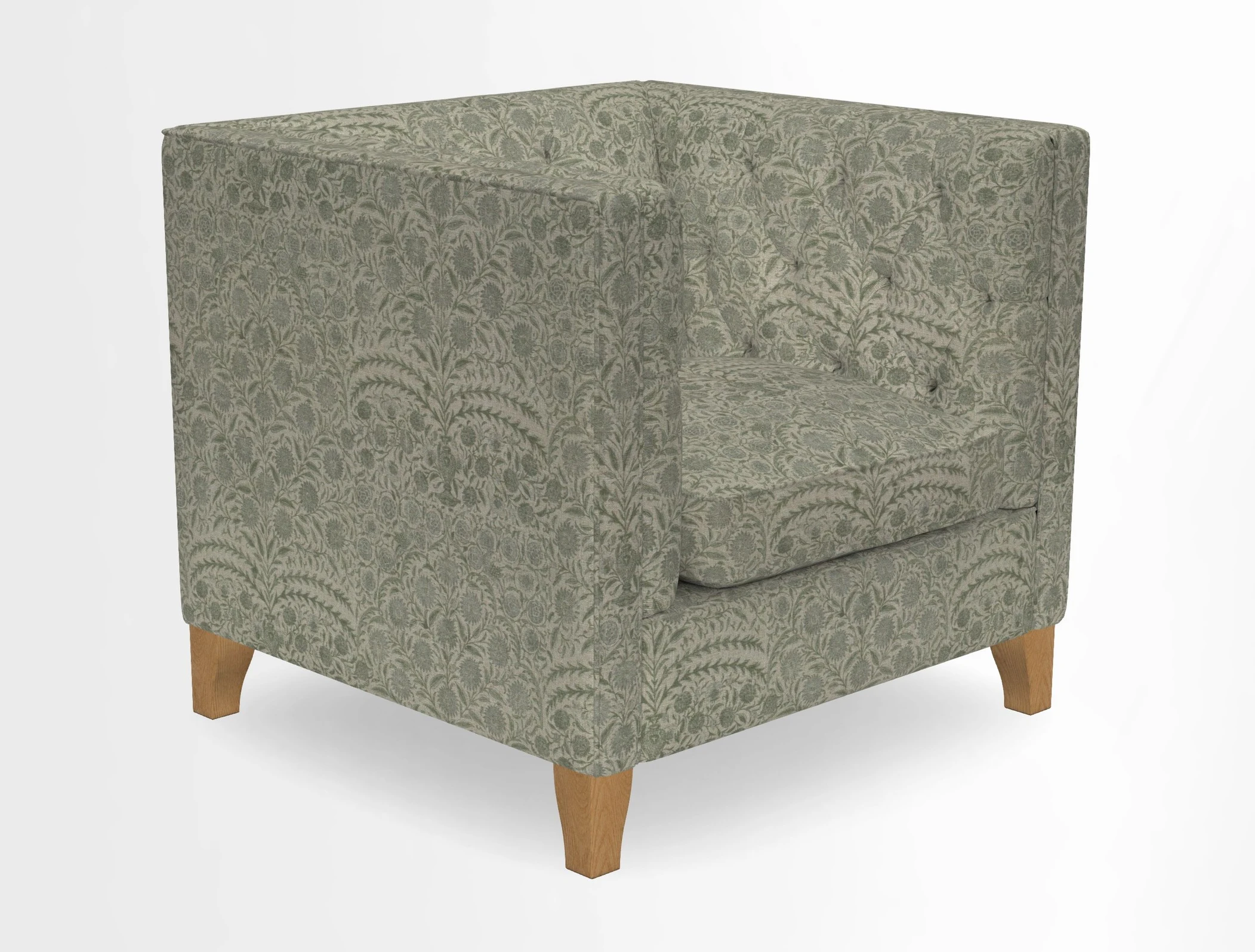 Haresfield Chair in Two Tone Plain Biscuit
