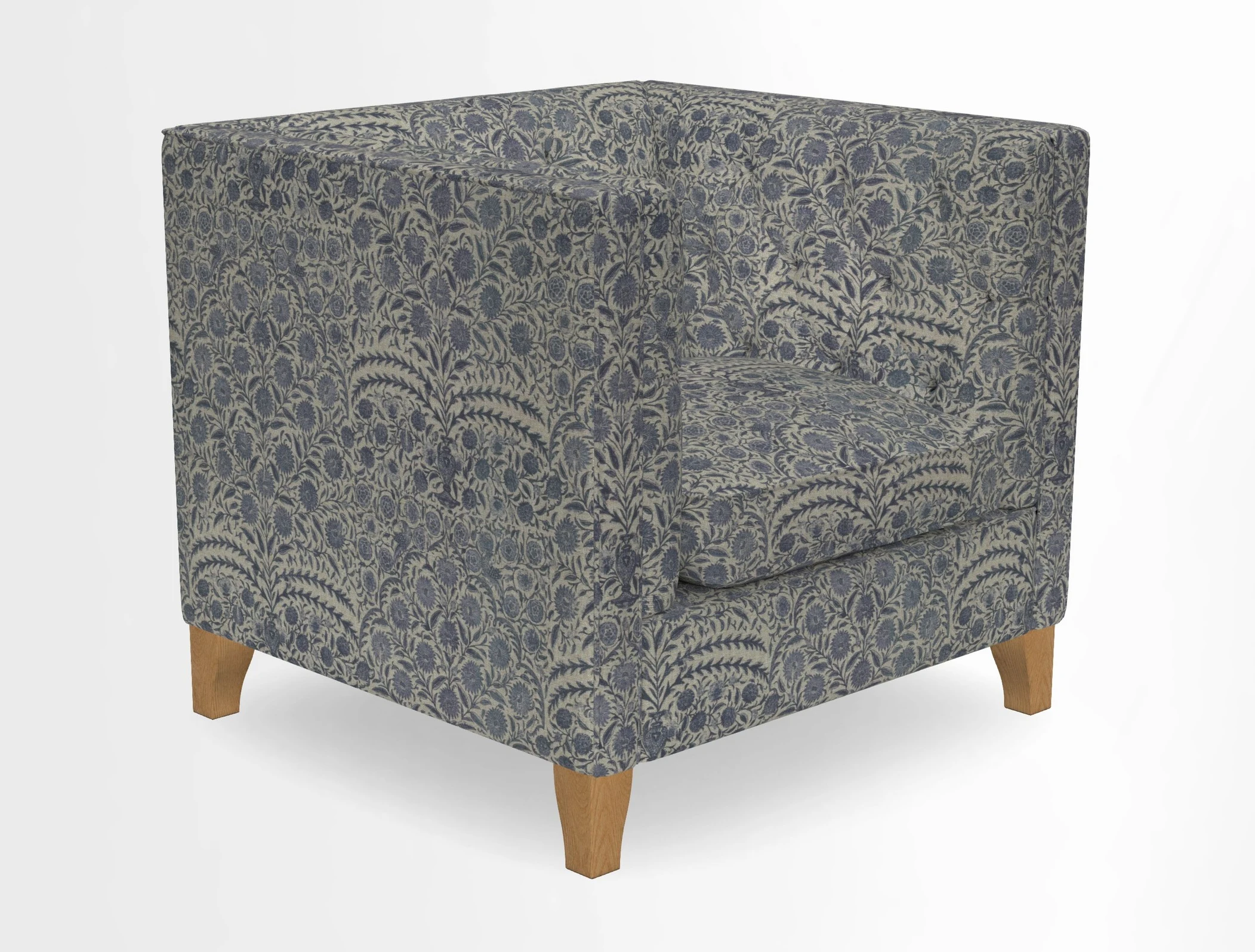 Haresfield Chair in Two Tone Plain Biscuit