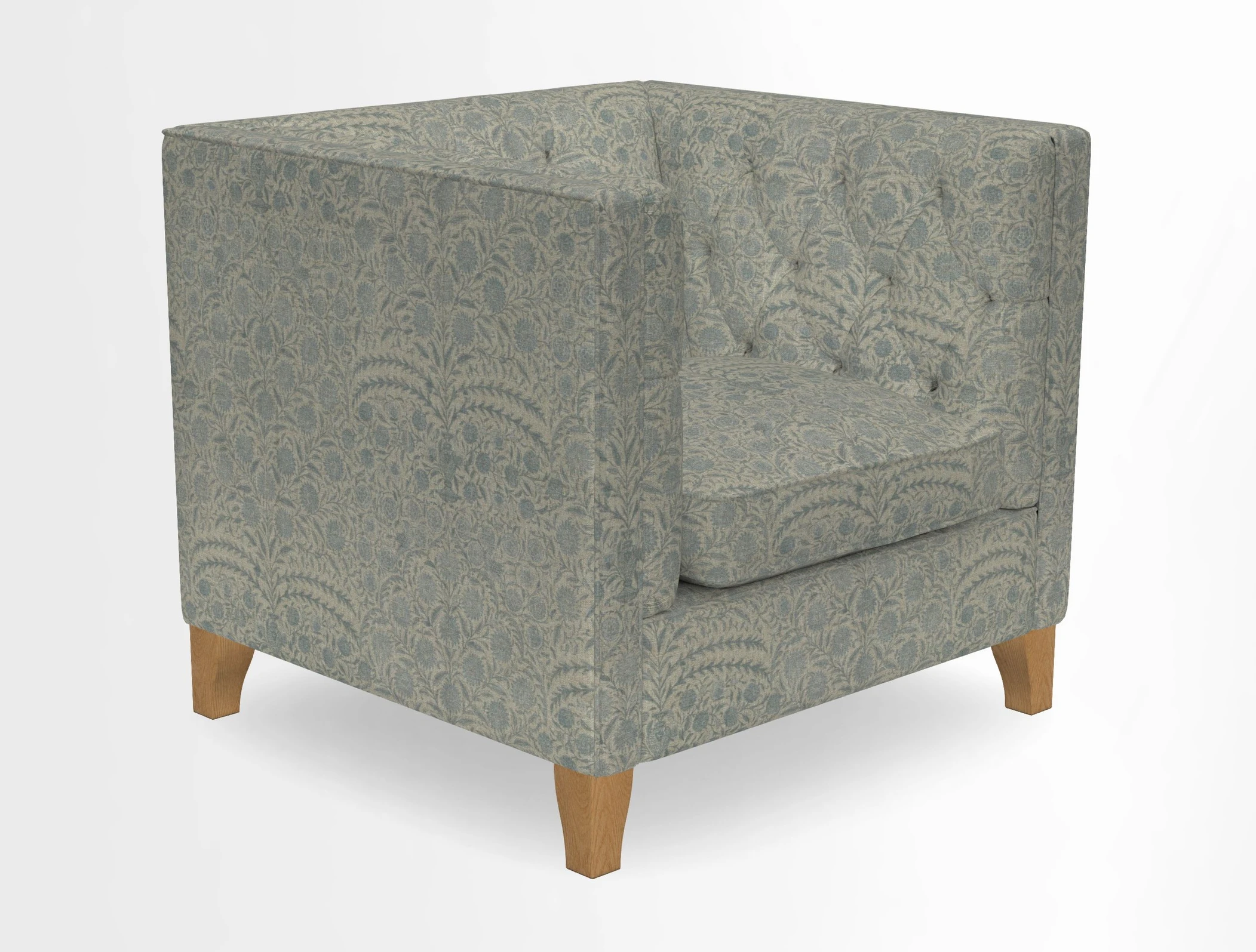 Haresfield Chair in Two Tone Plain Biscuit